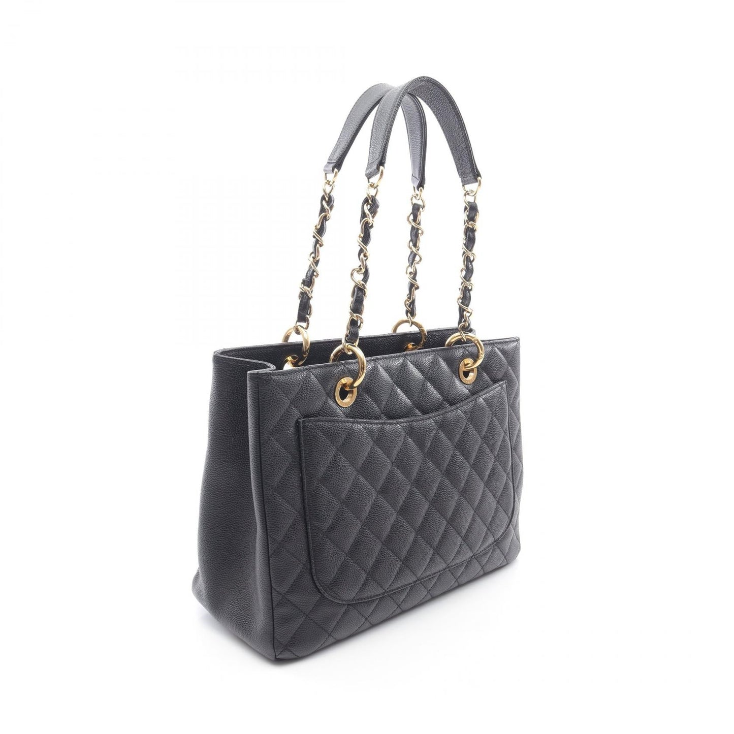 Chanel Matelasse Grand Shopping Tote Caviar Skin Tote Bag