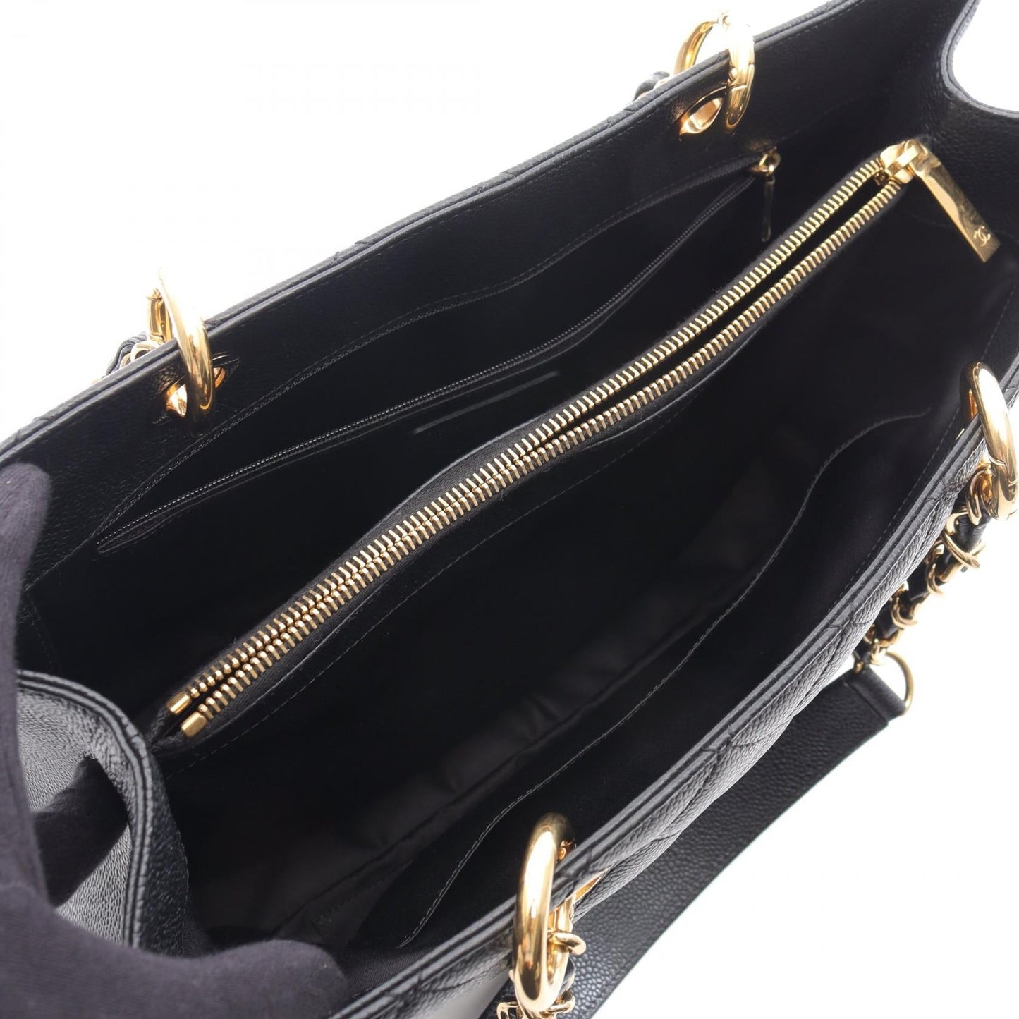 Chanel Matelasse Grand Shopping Tote Caviar Skin Tote Bag