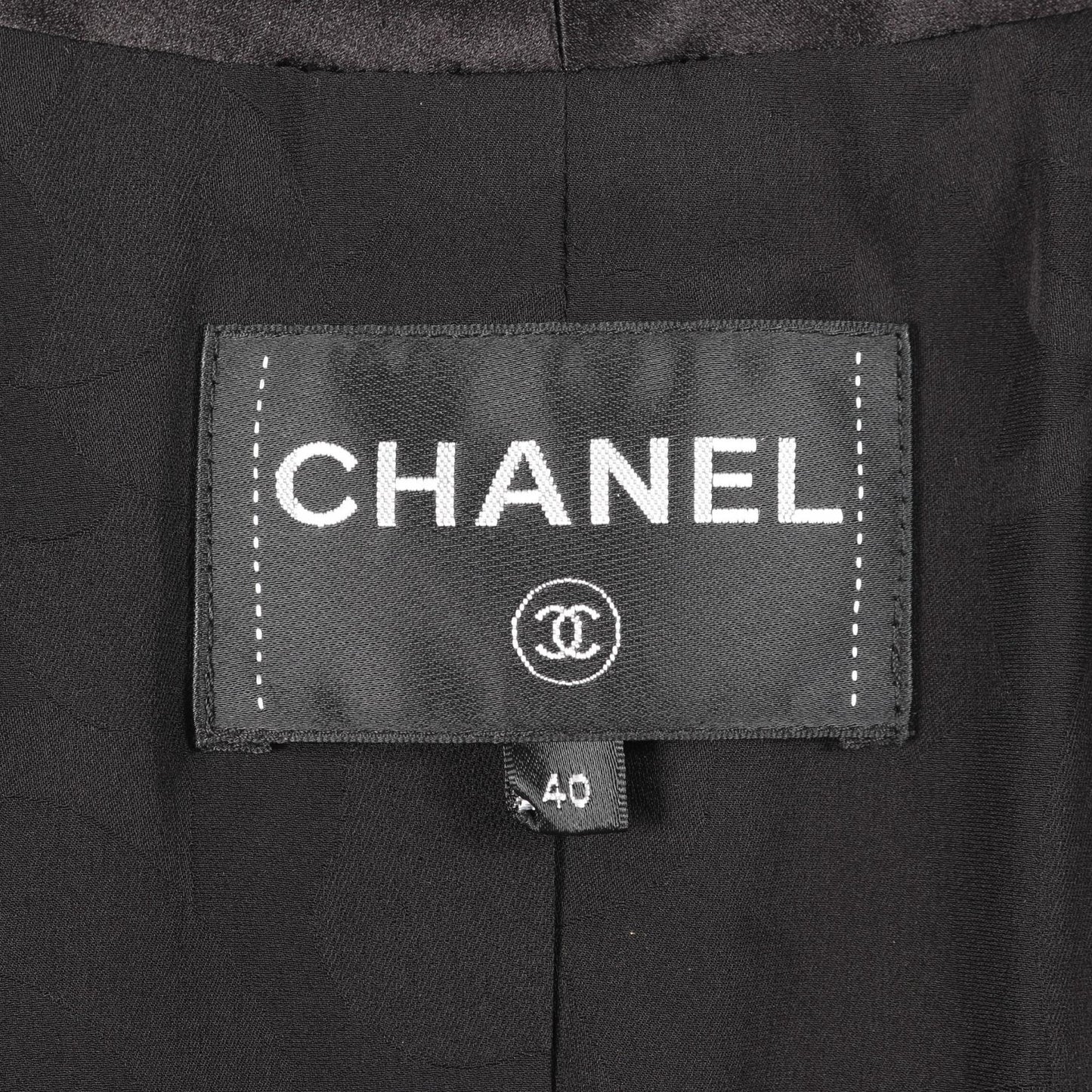 Chanel Coco Mark Gripoix Button Wool Mohair Tailored Jacket