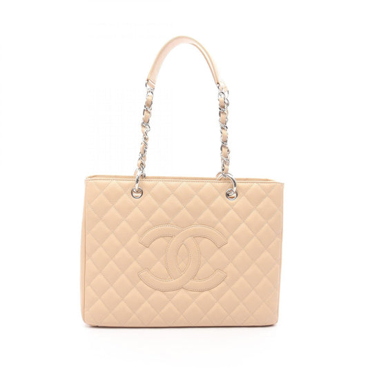 Chanel Matelasse Grand Shopping Tote Caviar Skin Tote Bag
