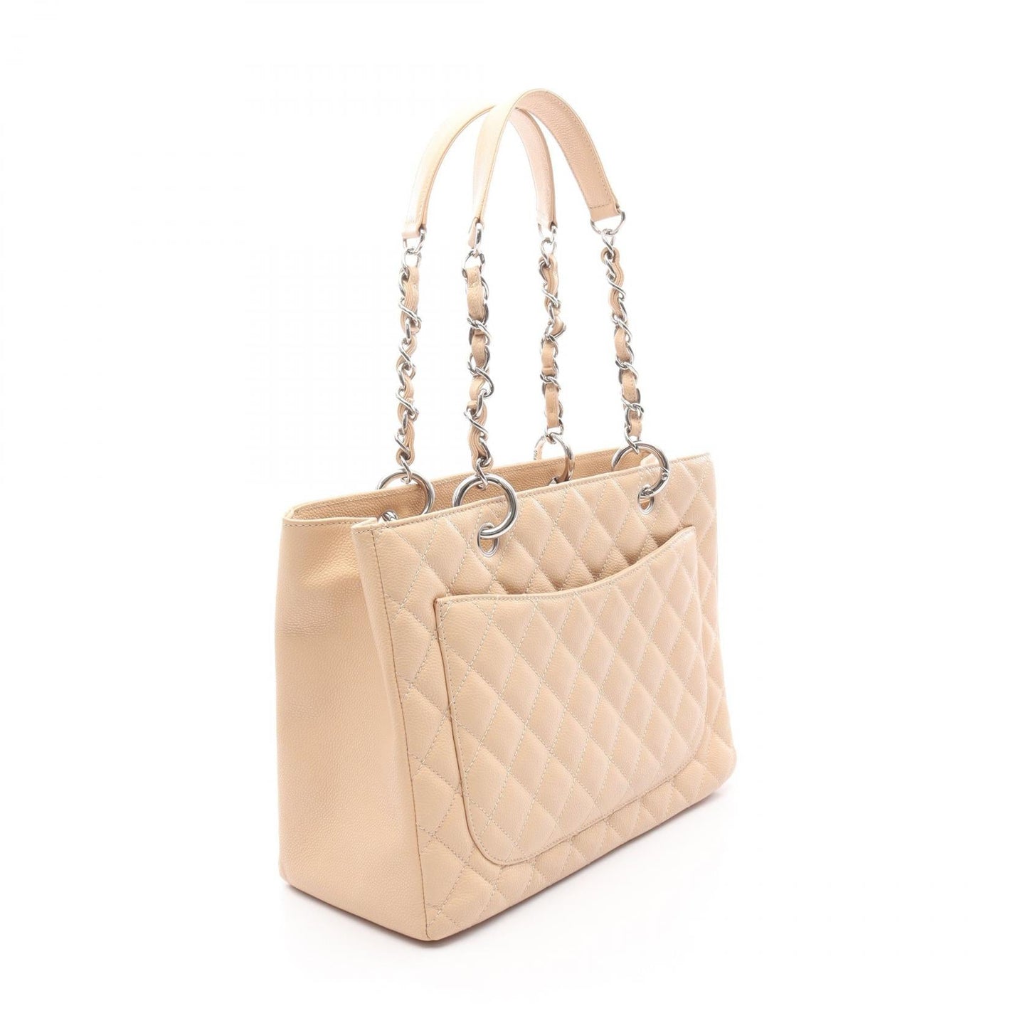 Chanel Matelasse Grand Shopping Tote Caviar Skin Tote Bag