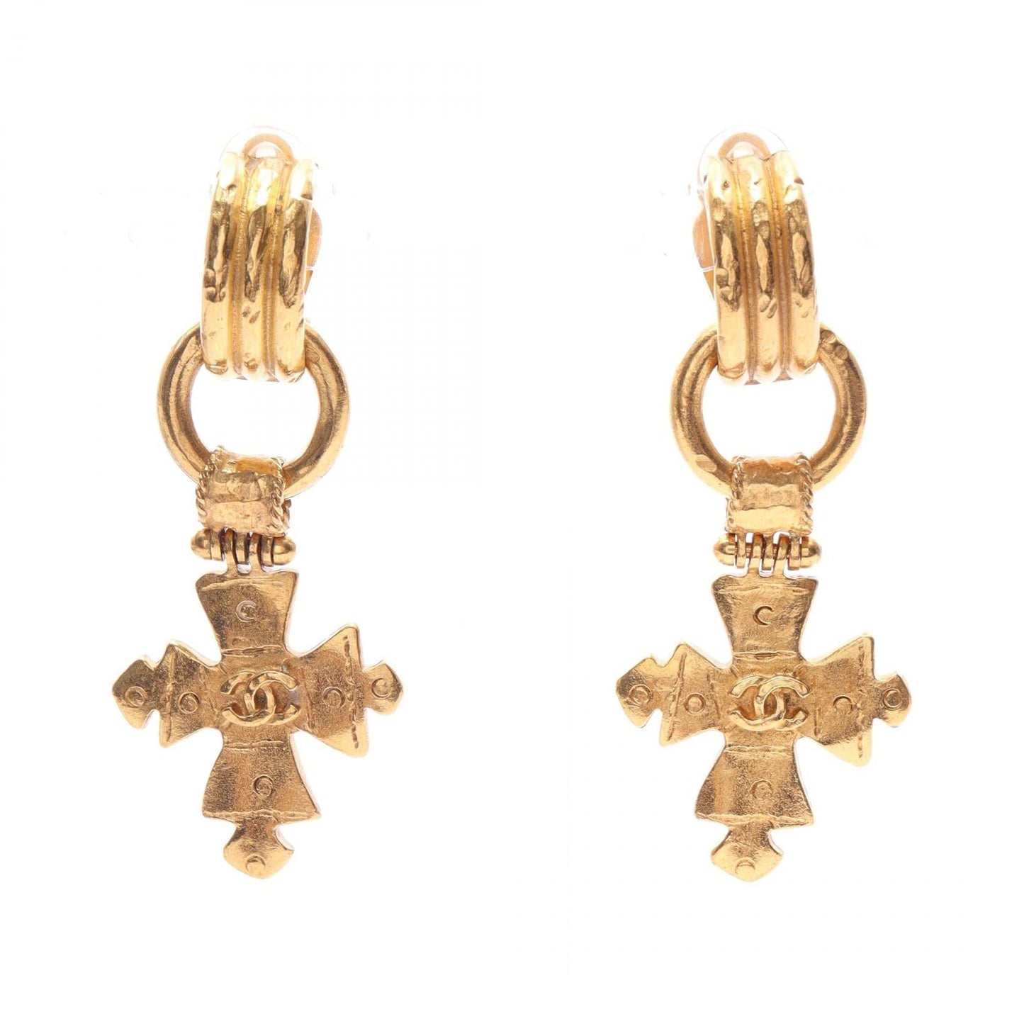 Chanel Coco Mark Cross Earrings