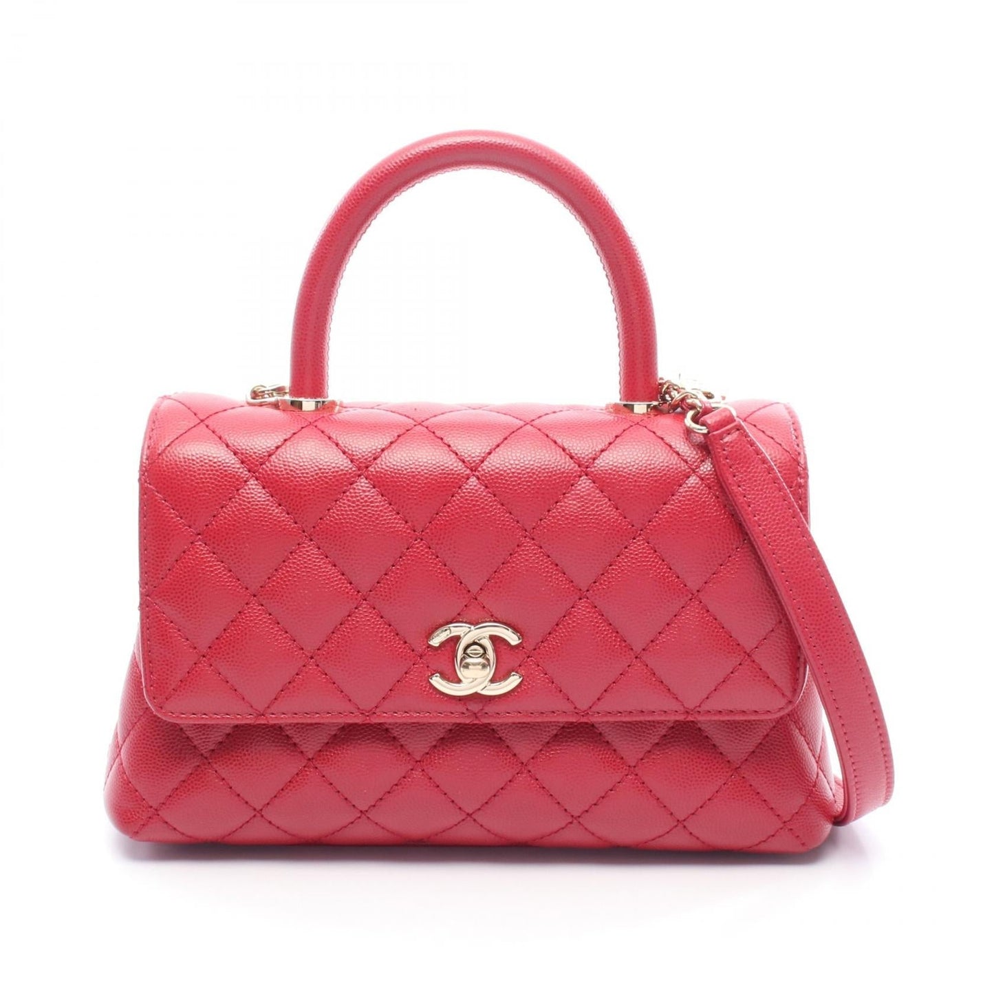 Chanel Coco Handle Flap Calf 2way Bag
