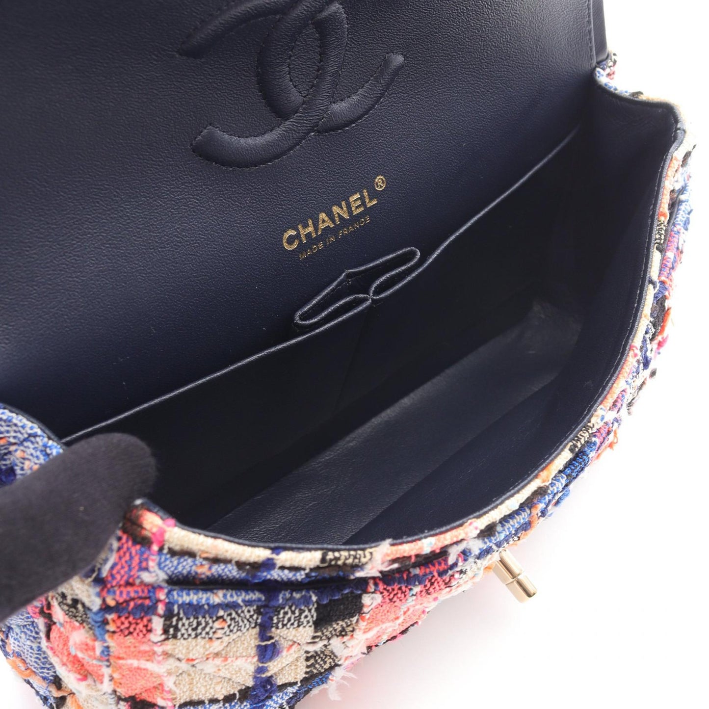 Chanel Matelasse Fabric Leather Shoulder Bag