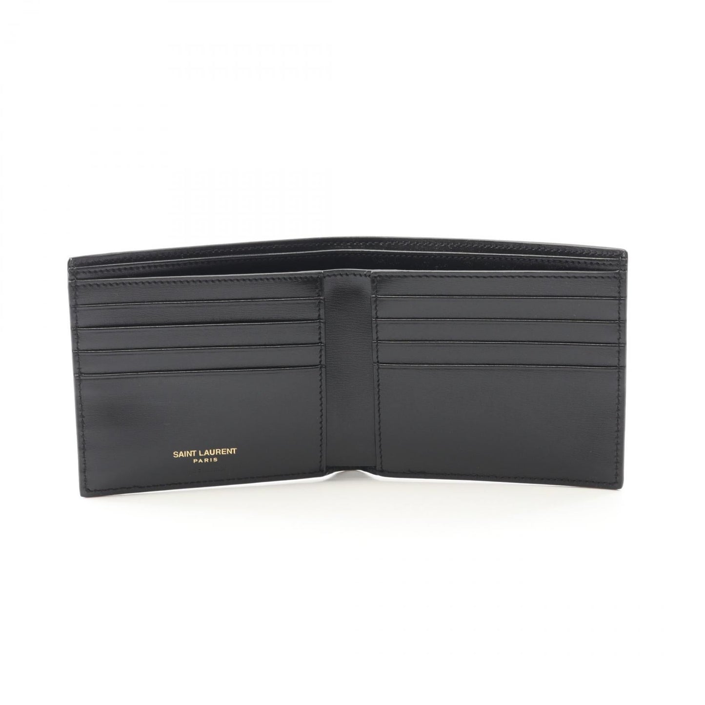 Saint Laurent Paris Tiny Cassandra Leather Wallet