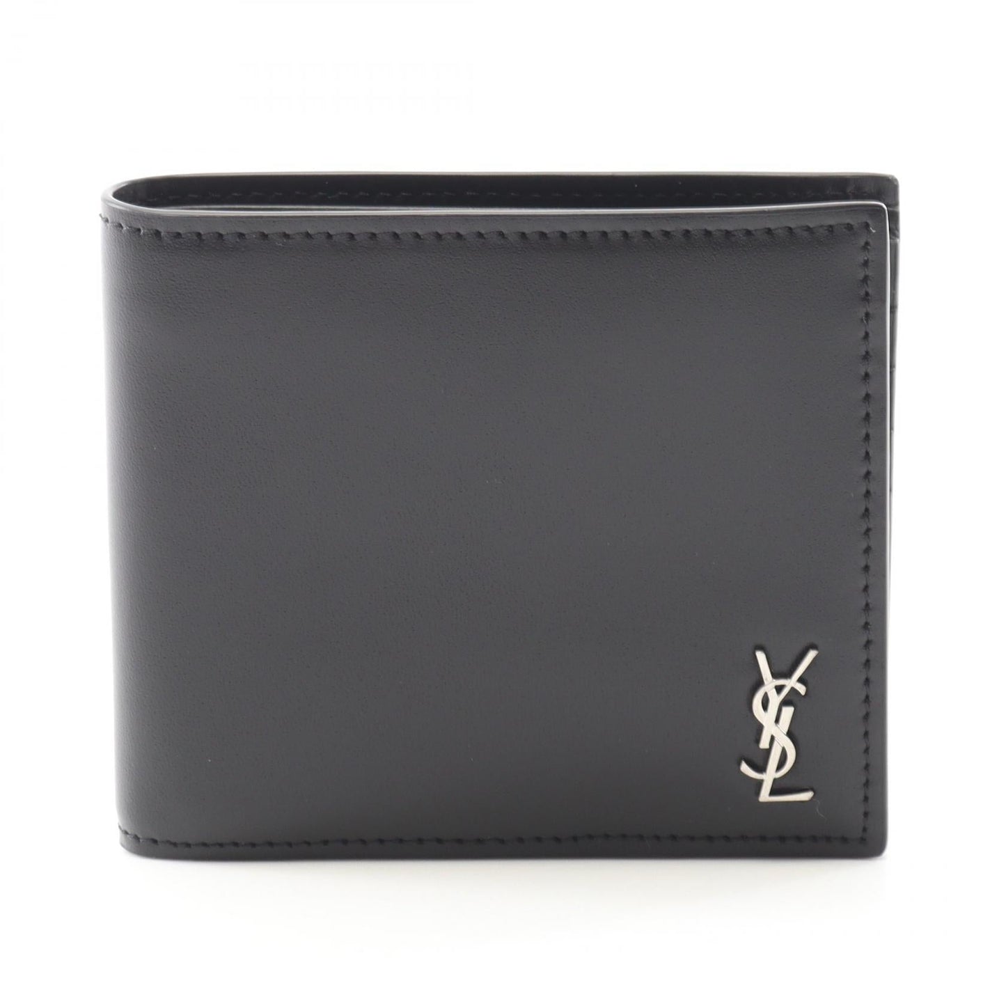 Saint Laurent Paris Tiny Cassandra Leather Wallet