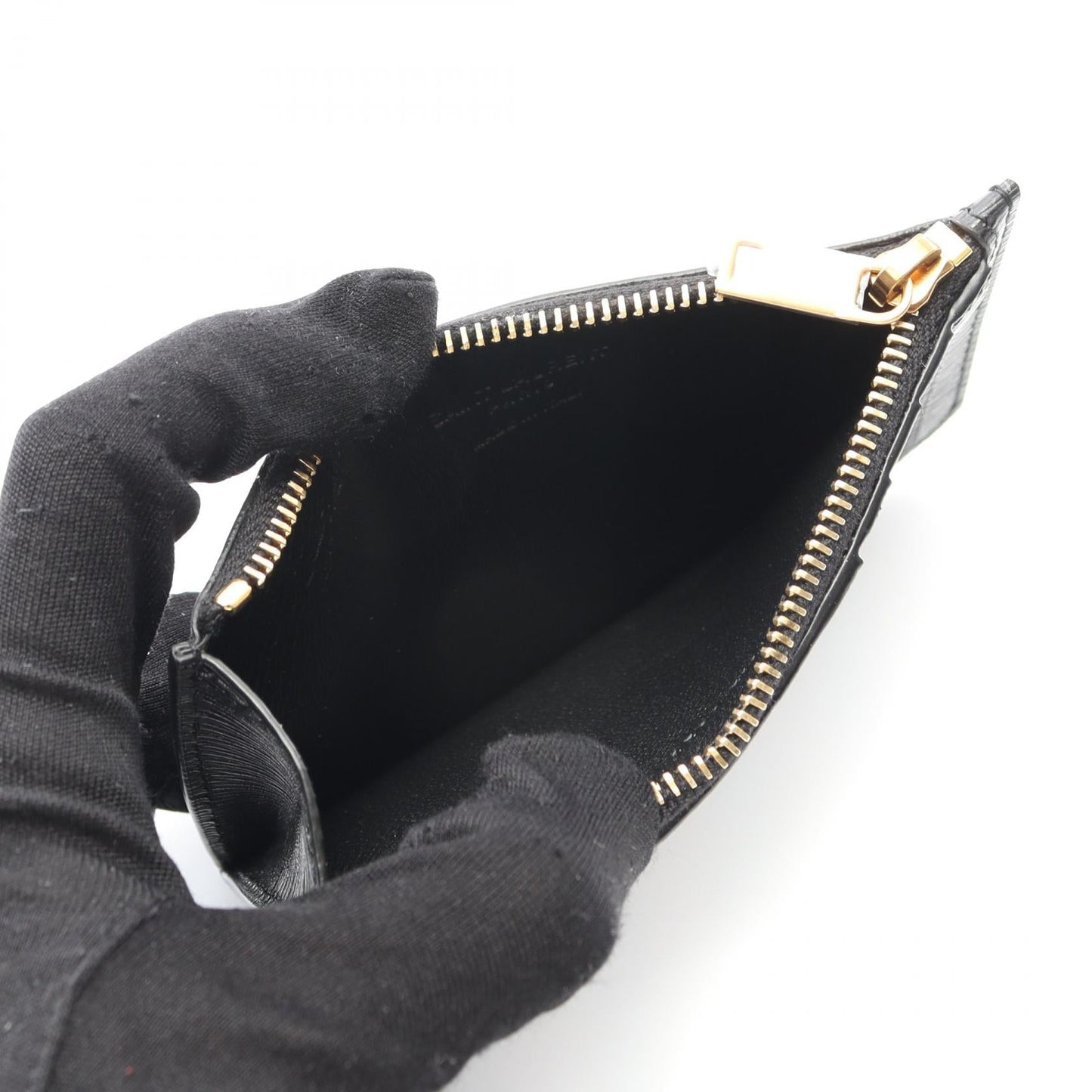 Saint Laurent Paris Fragment Leather Coin Case