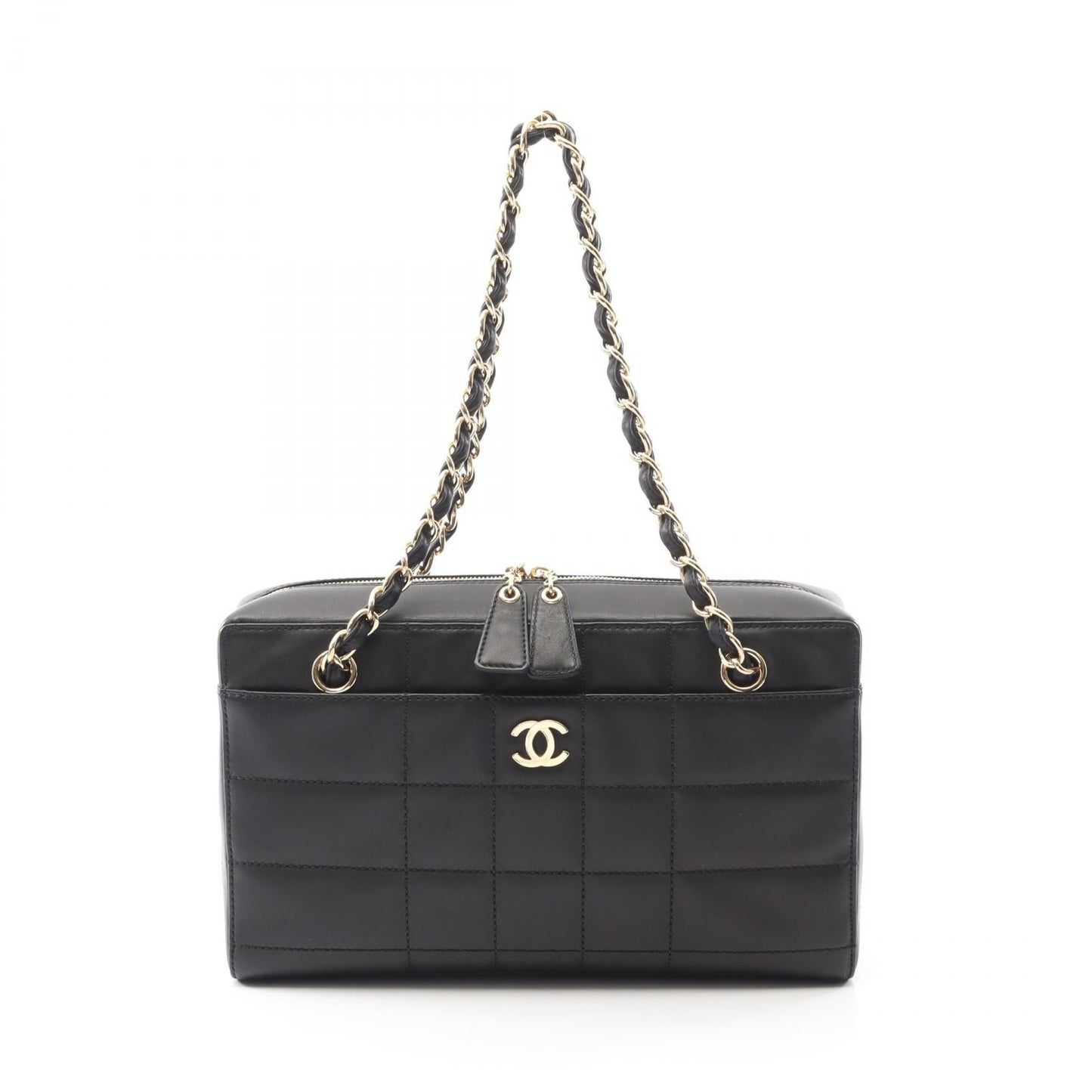Chanel Choco Bar Lambskin Shoulder Bag