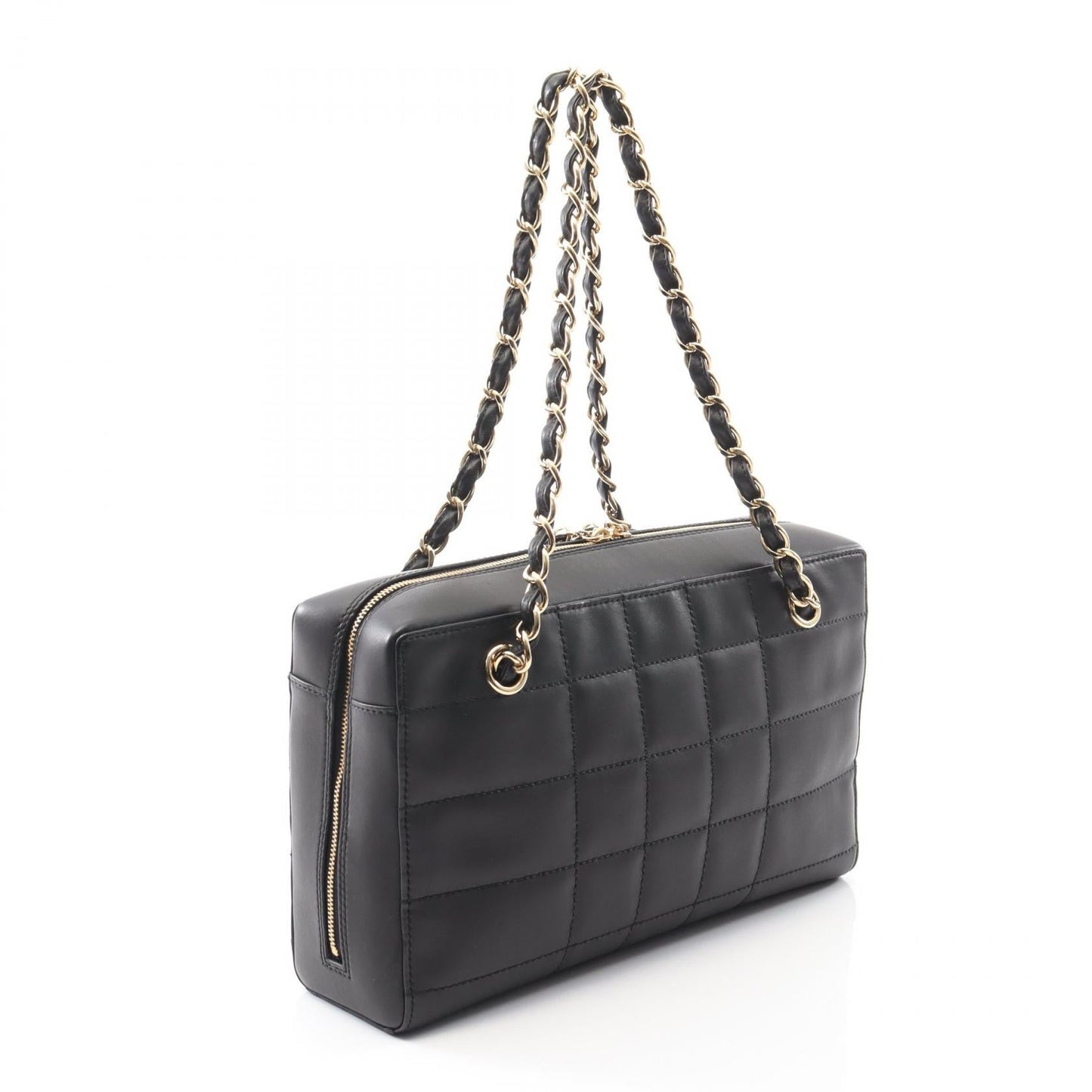 Chanel Choco Bar Lambskin Shoulder Bag