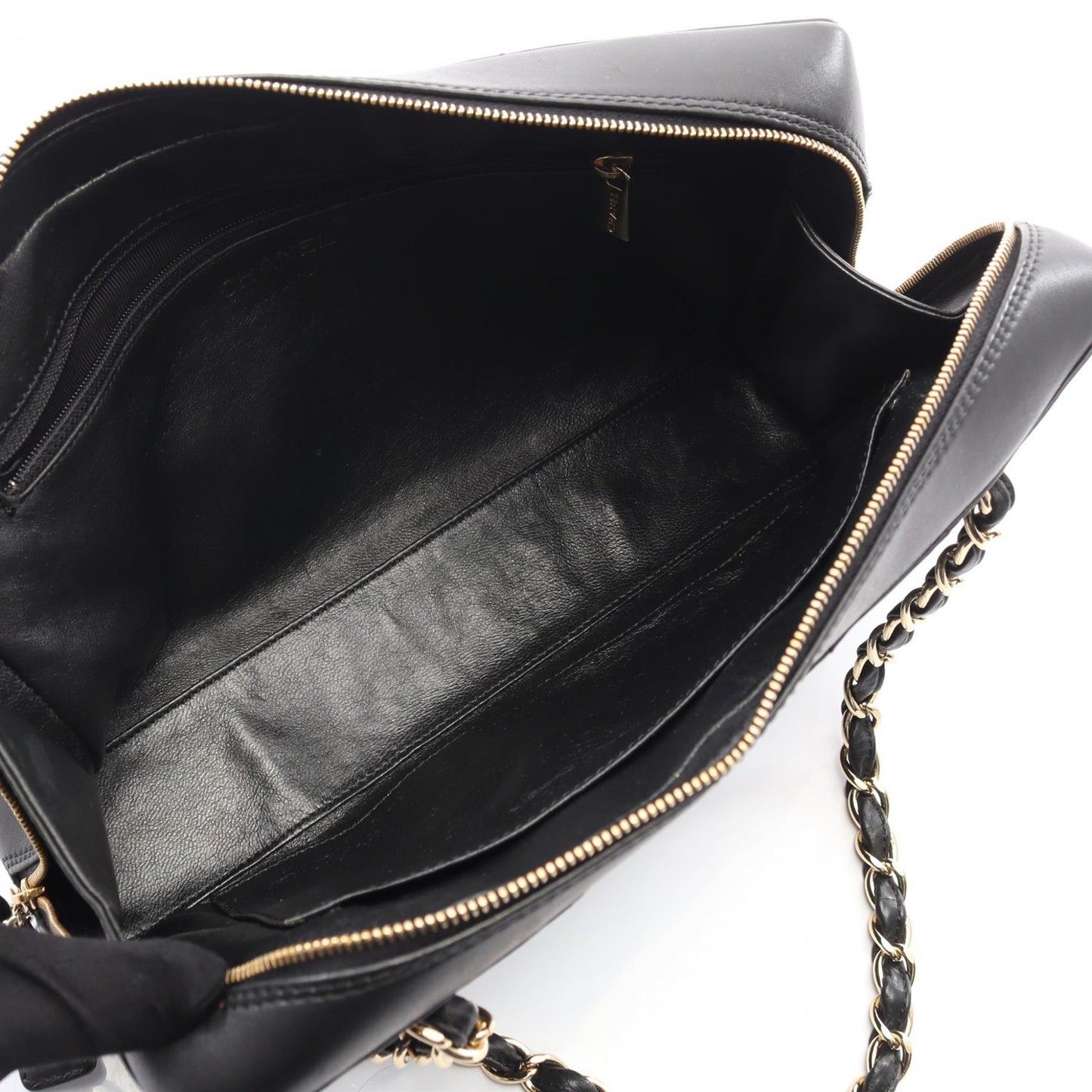 Chanel Choco Bar Lambskin Shoulder Bag