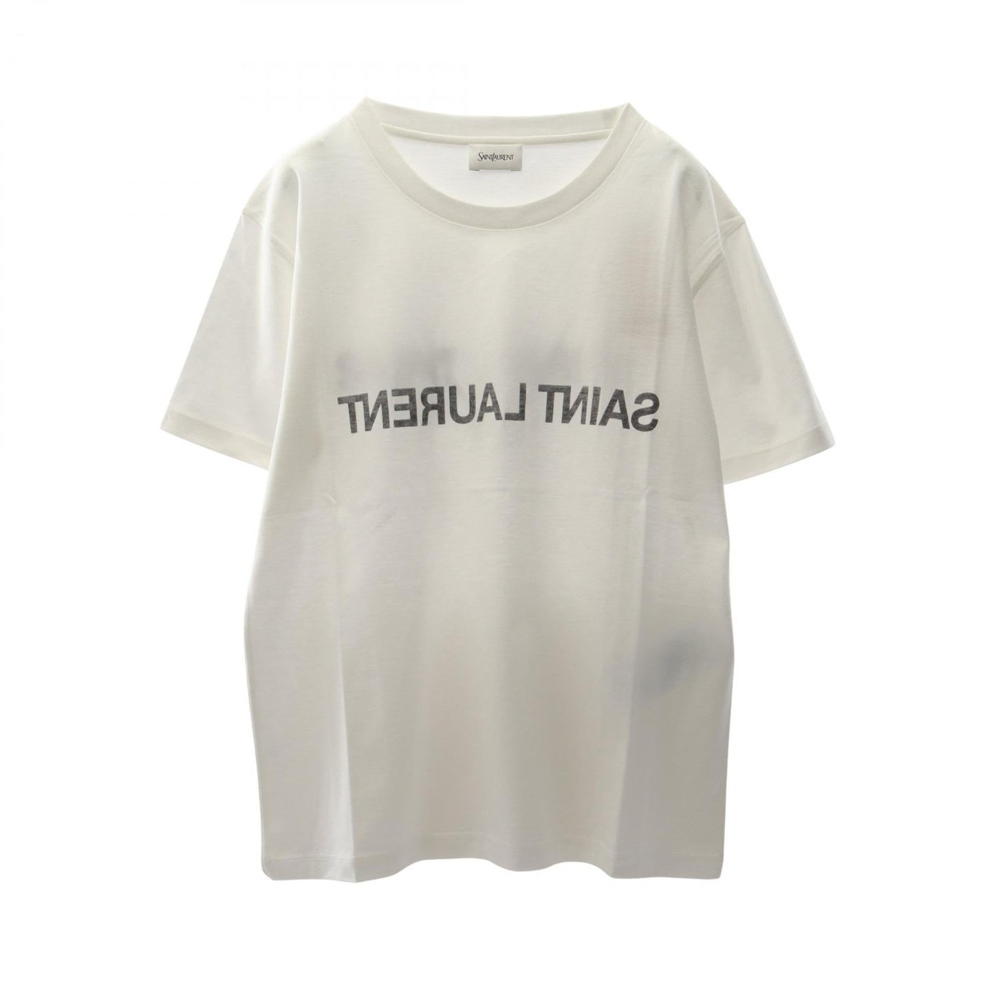 Saint Laurent Paris Reverse Logo Cotton T-shirt
