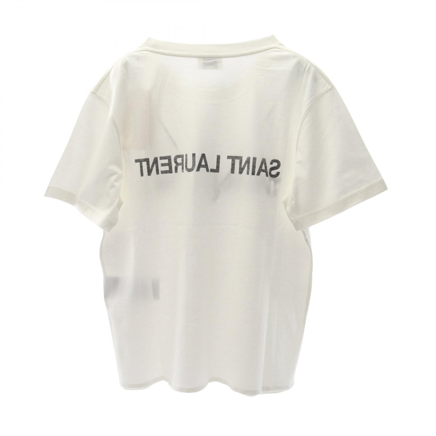 Saint Laurent Paris Reverse Logo Cotton T-shirt