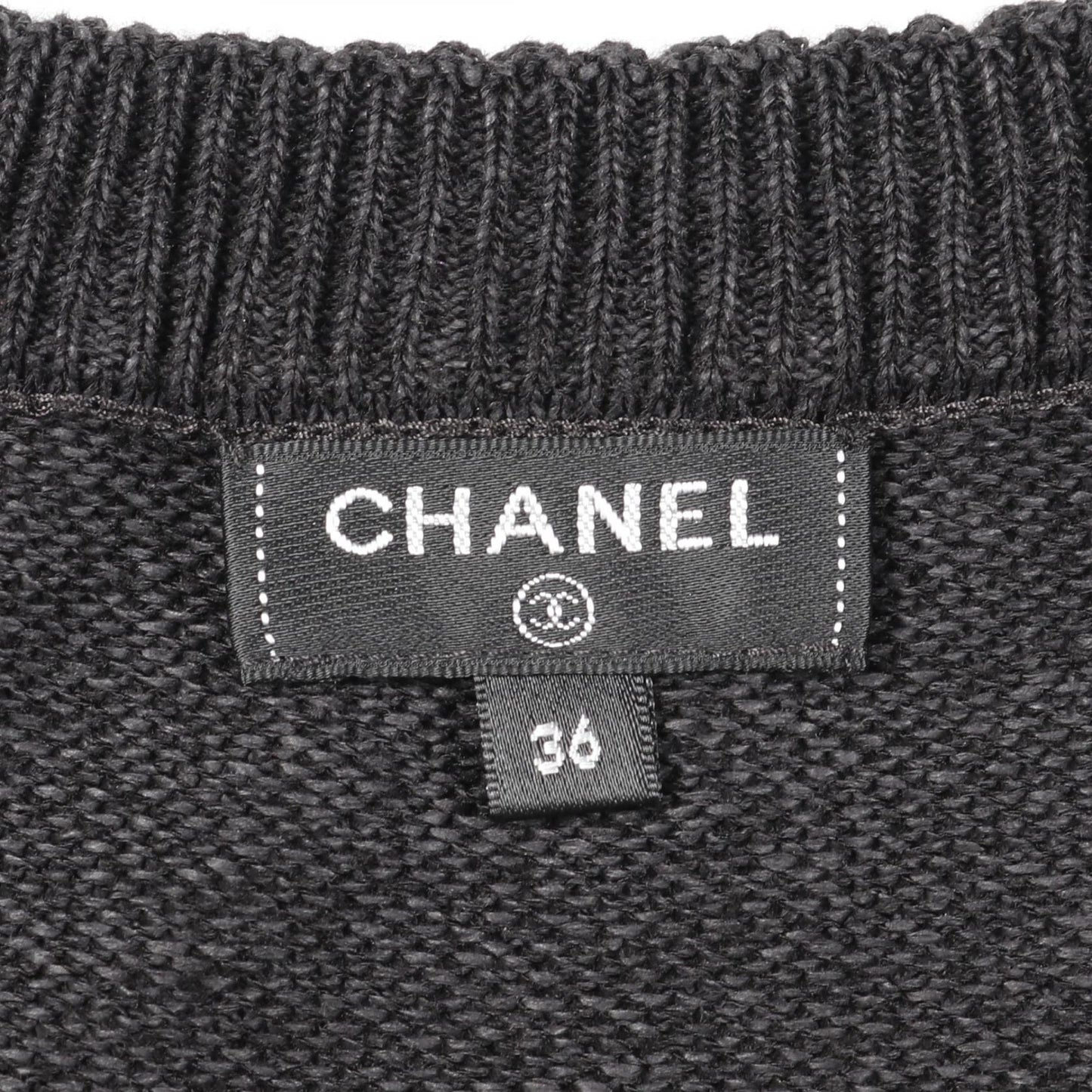 Chanel Coco Mark Button Viscose Dress