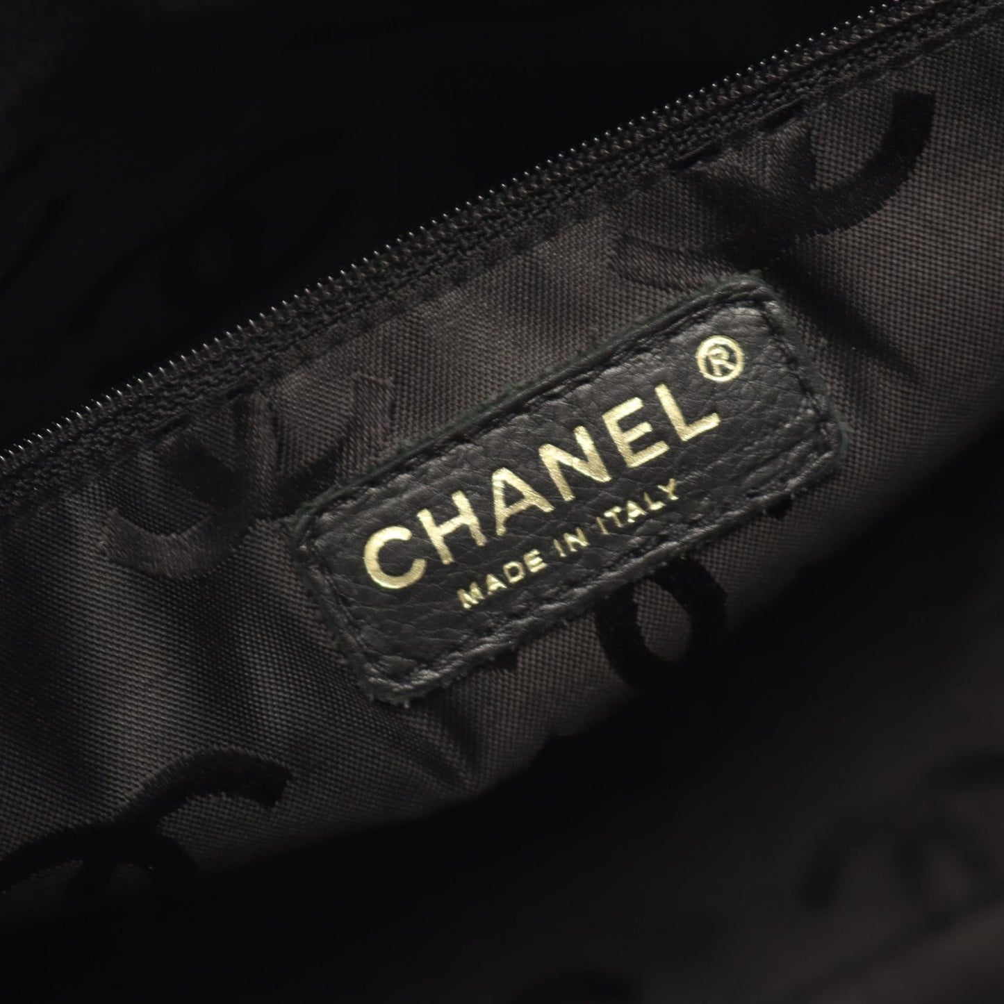 Chanel Wild Stitch Wool Tote Bag