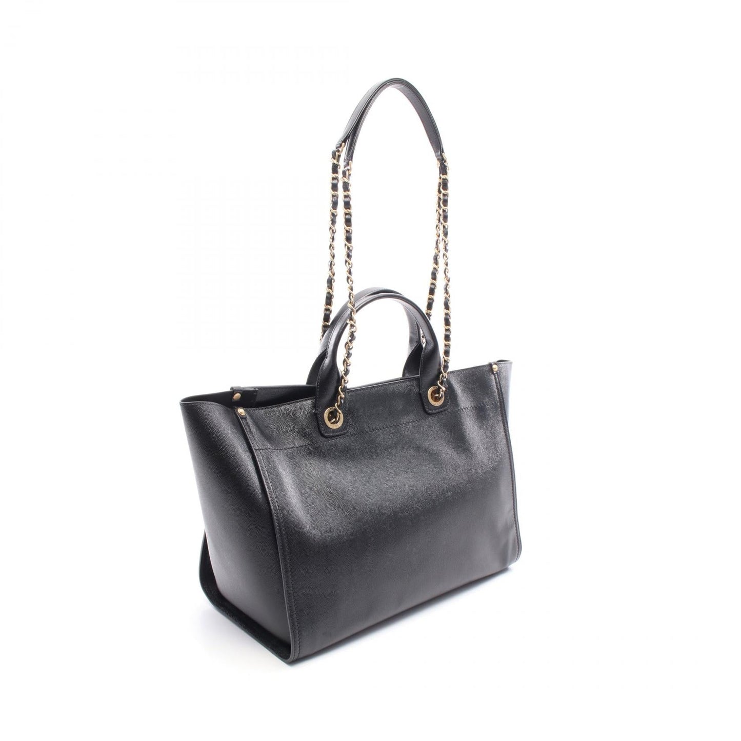 Chanel Deauville Leather Tote Bag