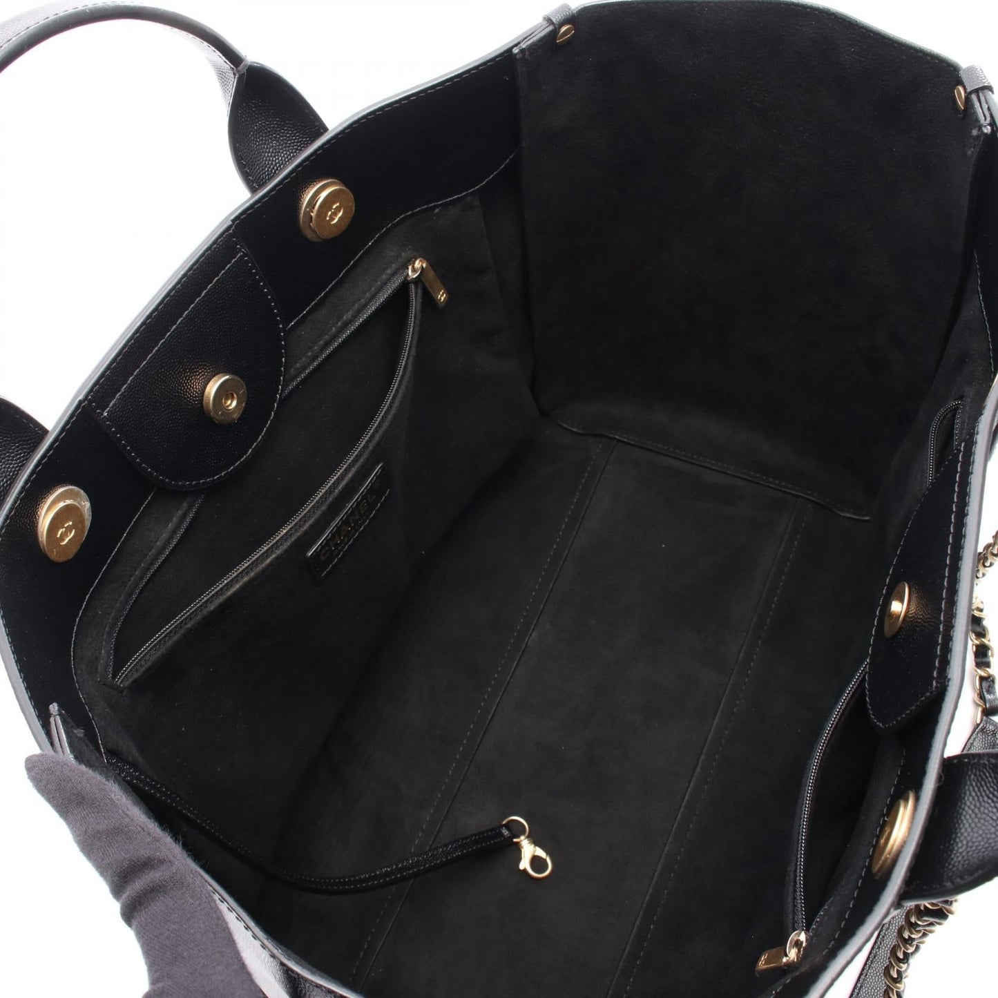 Chanel Deauville Leather Tote Bag