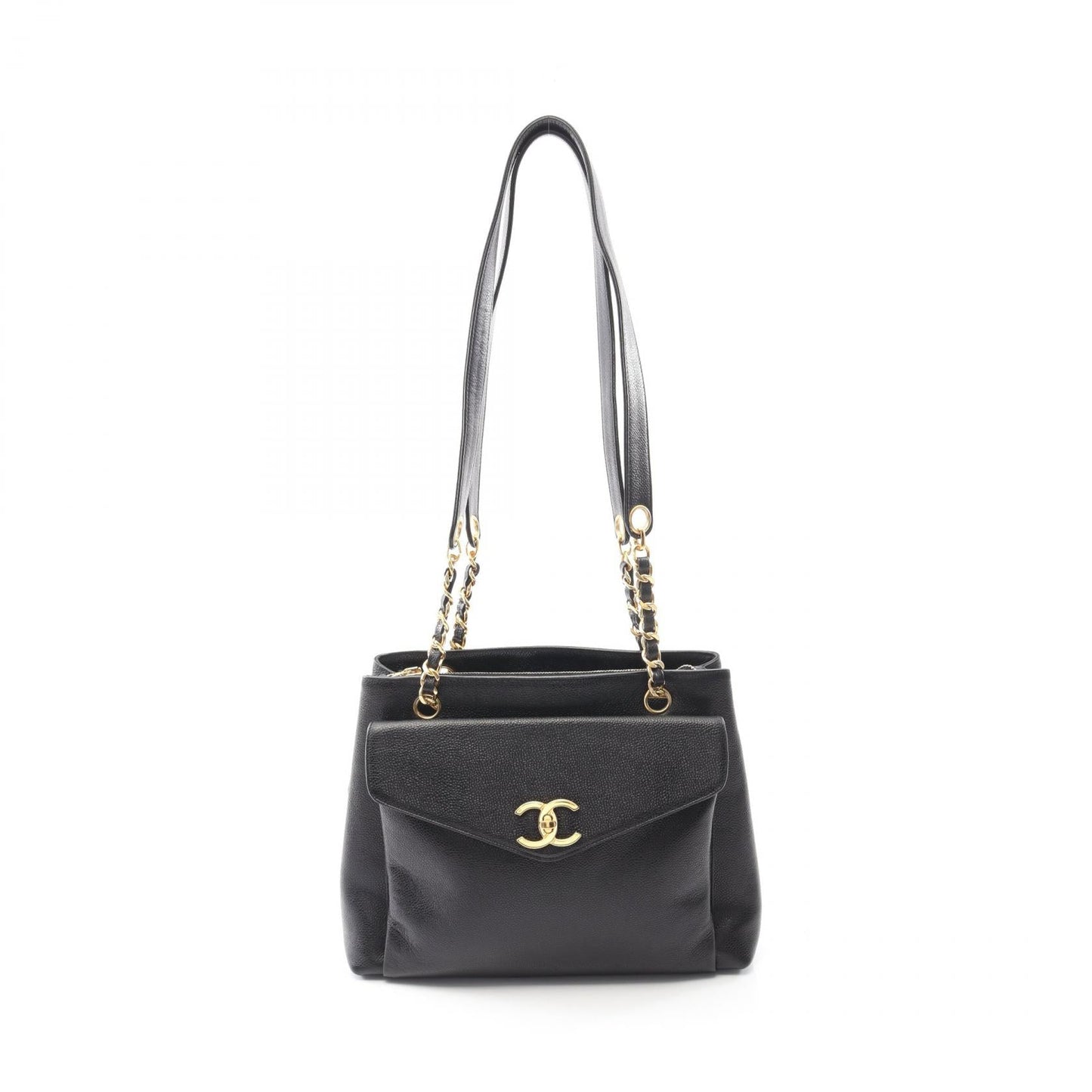 Chanel Coco Mark Calf Leather Tote Bag