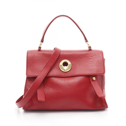 Saint Laurent Paris M  Two Leather Handbag