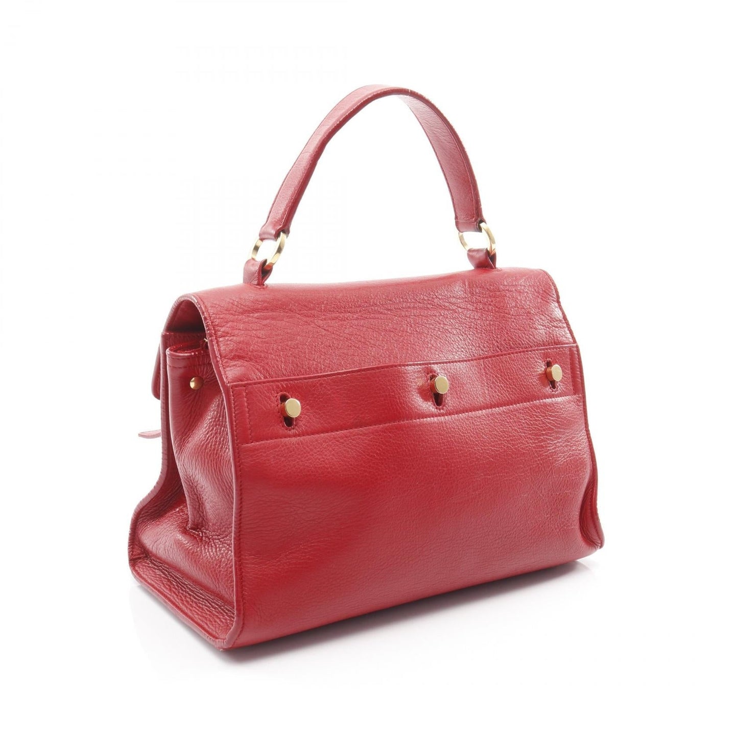 Saint Laurent Paris M  Two Leather Handbag
