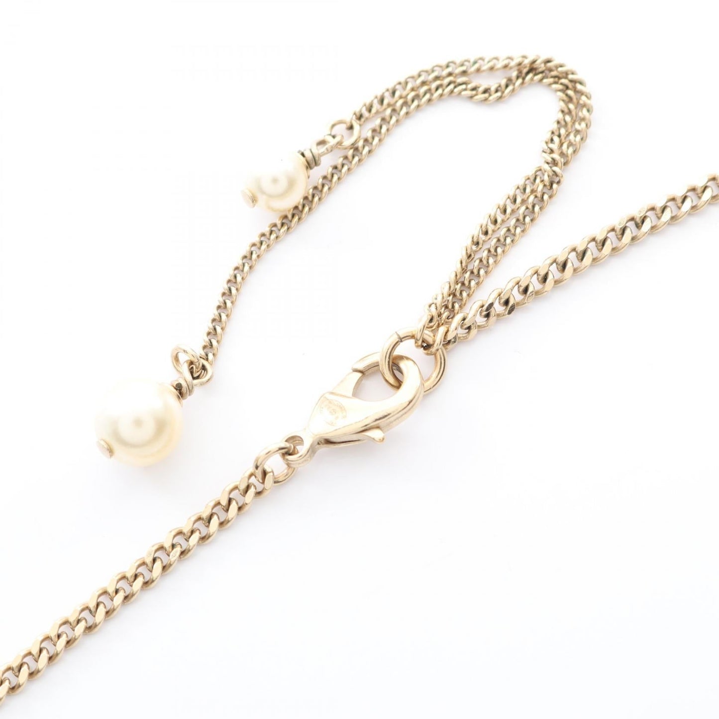 Chanel Coco Mark Pearl Necklace