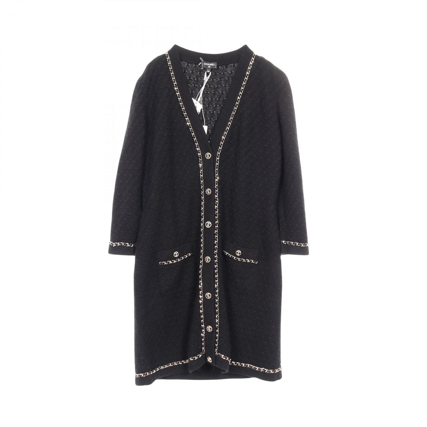 Chanel Coco Mark Button Cashmere Cardigan