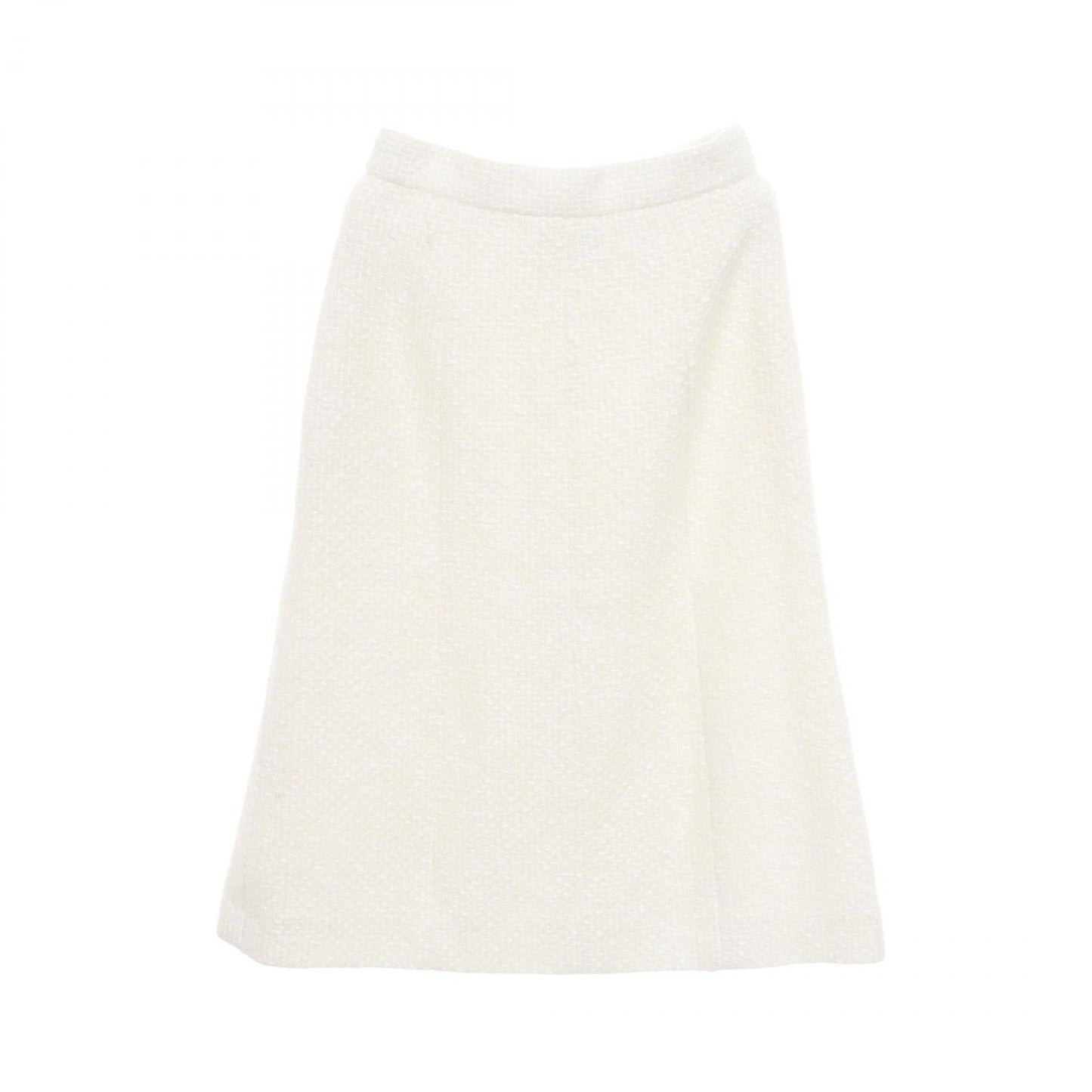 Chanel Coco Mark Button Wool Polyester Acrylic Skirt