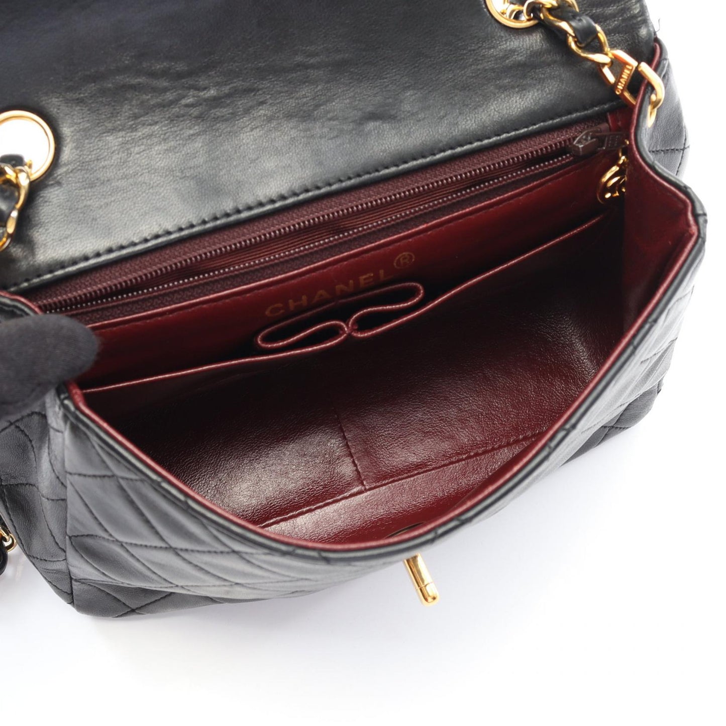 Chanel Mini Matelassé 20 Lambskin Shoulder Bag