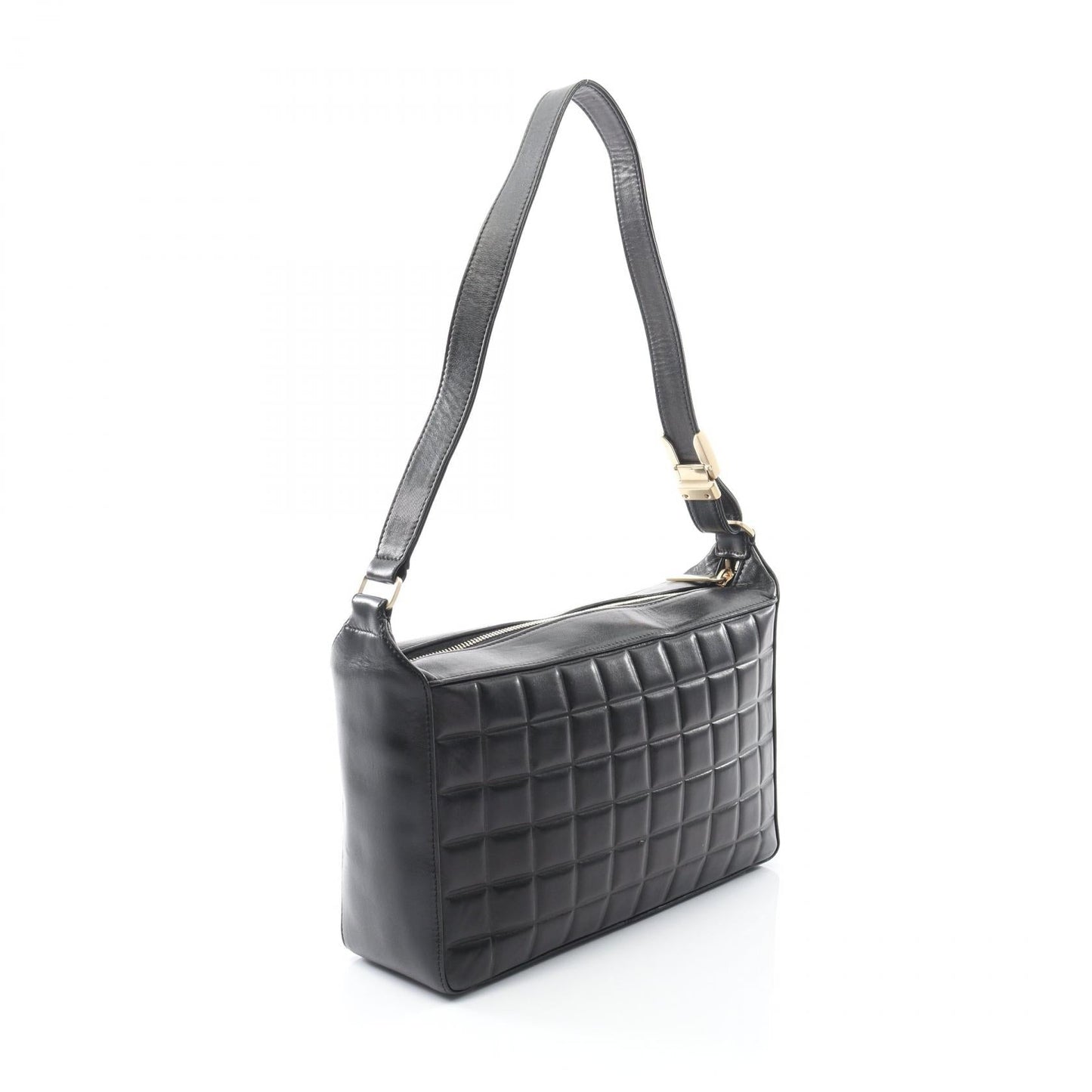 Chanel Choco Bar Lambskin Shoulder Bag