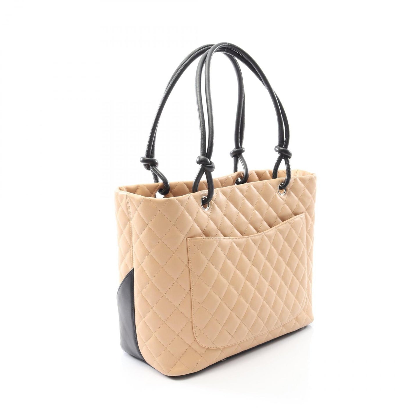 Chanel Cambon Line Lambskin Tote Bag