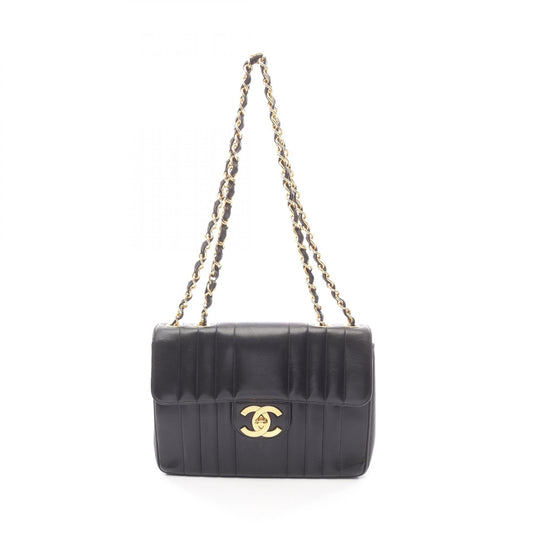 Chanel Mademoiselle Deauville Matelasse Lambskin Shoulder Bag