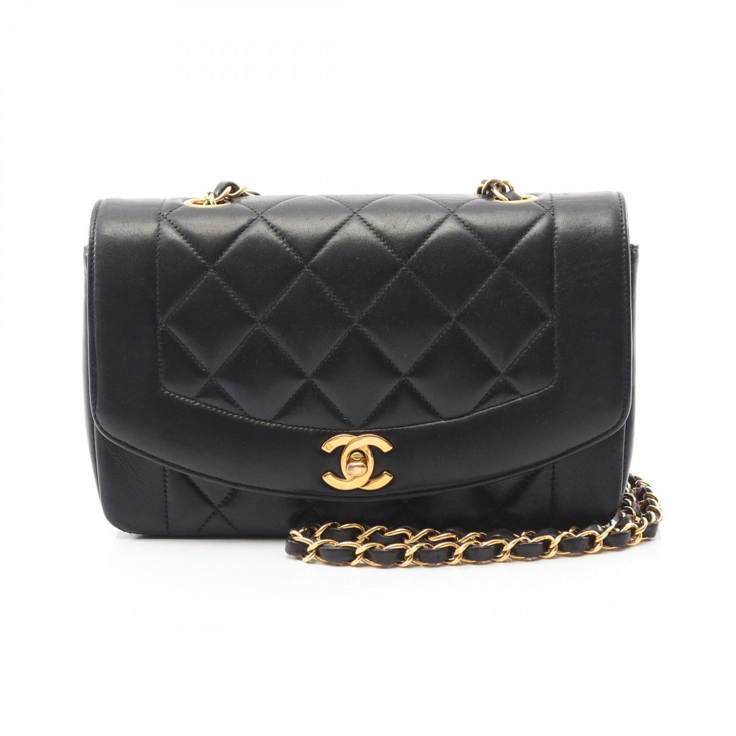 Chanel Matelasse Diana Flap Lambskin Shoulder Bag