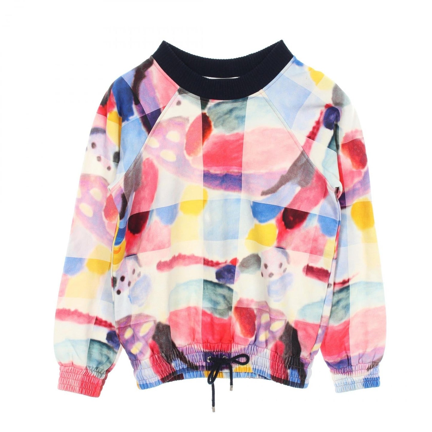 Chanel ABSTRACT AIRPORT MOTIF CREWNECK PULLOVER Cotton Top