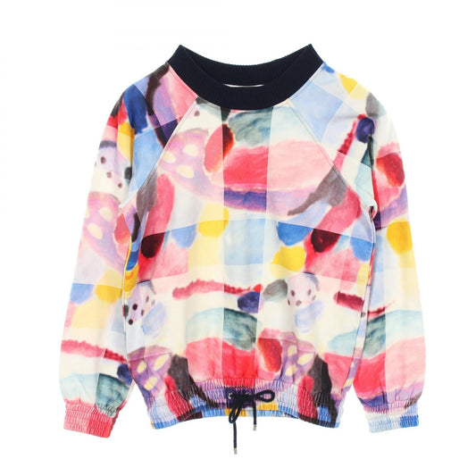 Chanel ABSTRACT AIRPORT MOTIF CREWNECK PULLOVER Cotton Top