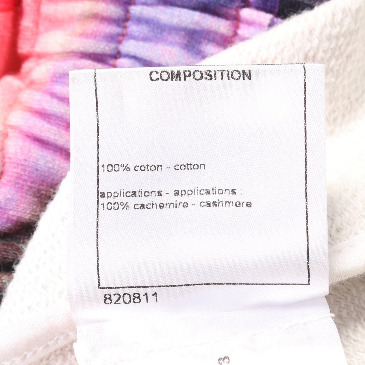 Chanel ABSTRACT AIRPORT MOTIF CREWNECK PULLOVER Cotton Top