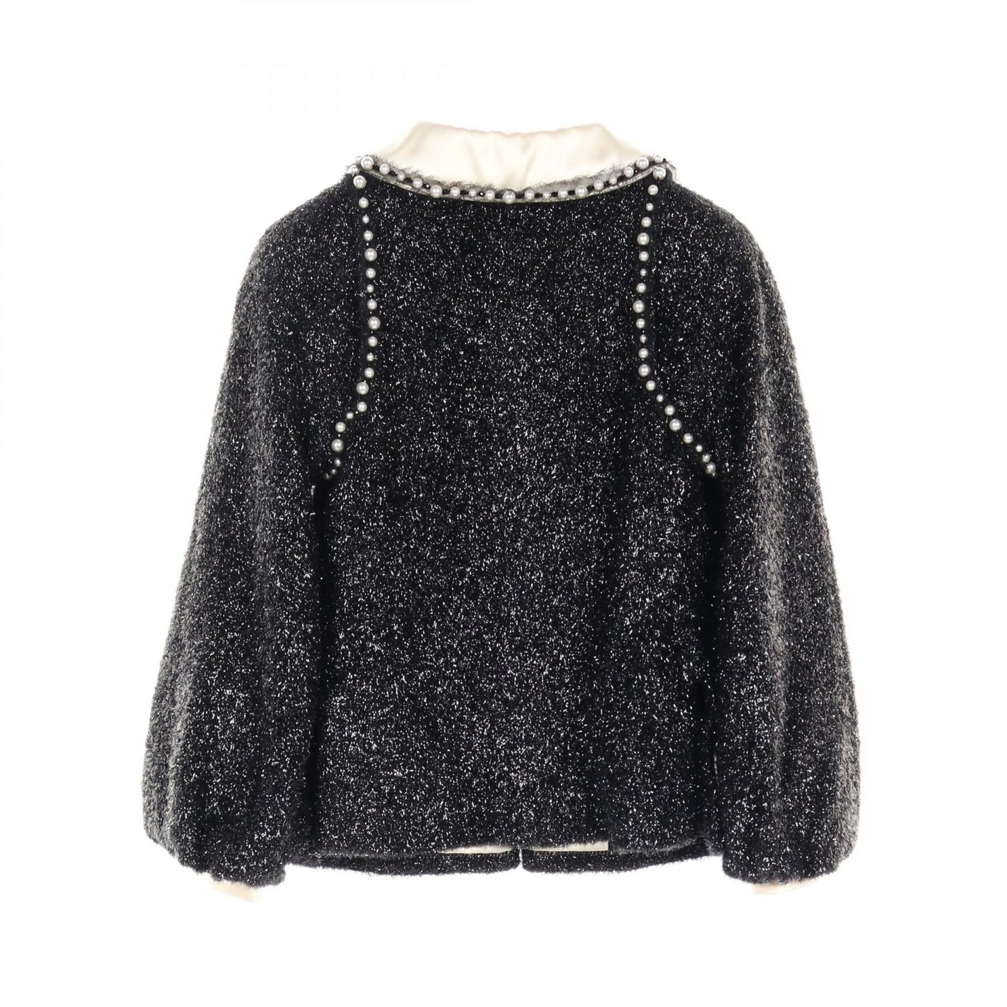Chanel Pearl Nylon Wool Outerwear