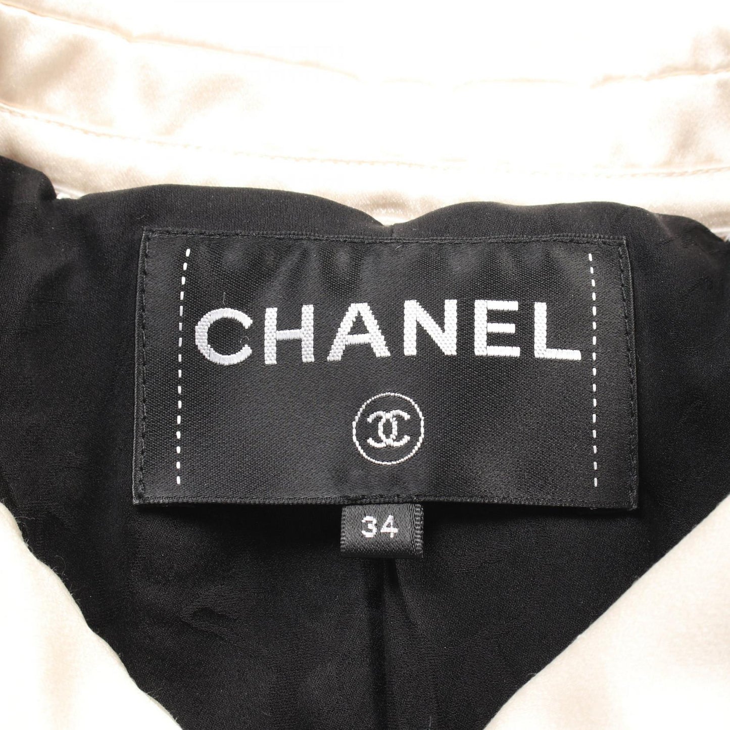 Chanel Pearl Nylon Wool Outerwear