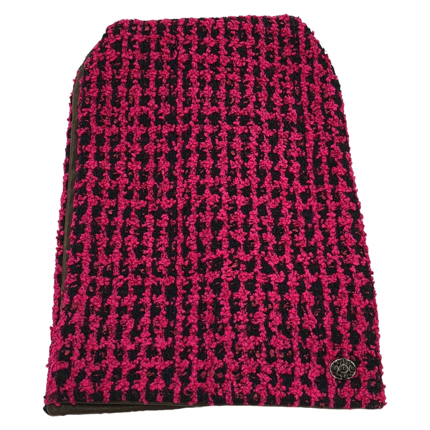 Chanel Tweed Calf Shawl Rayon Shawl