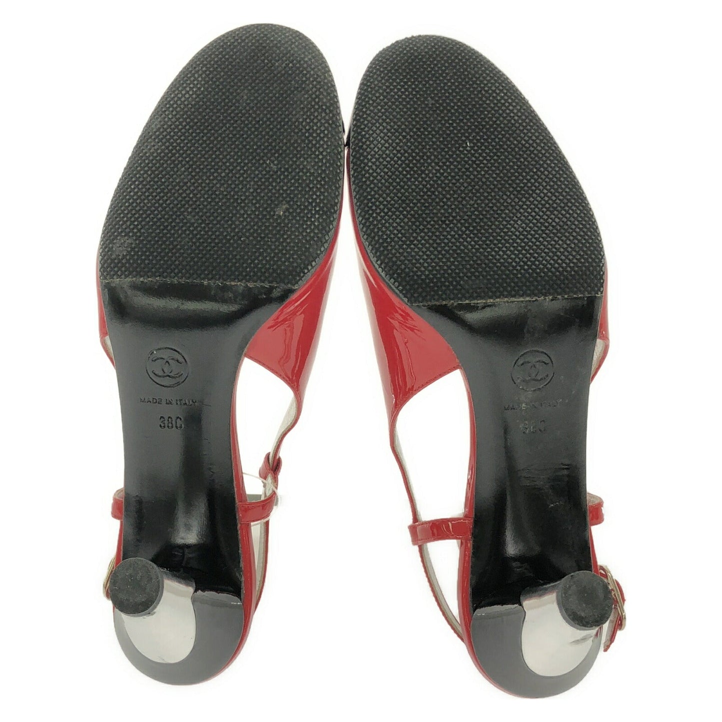 Chanel Patent Sandals