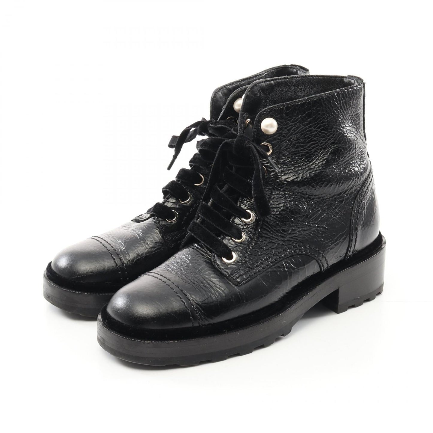 Chanel Coco Mark Leather Boots