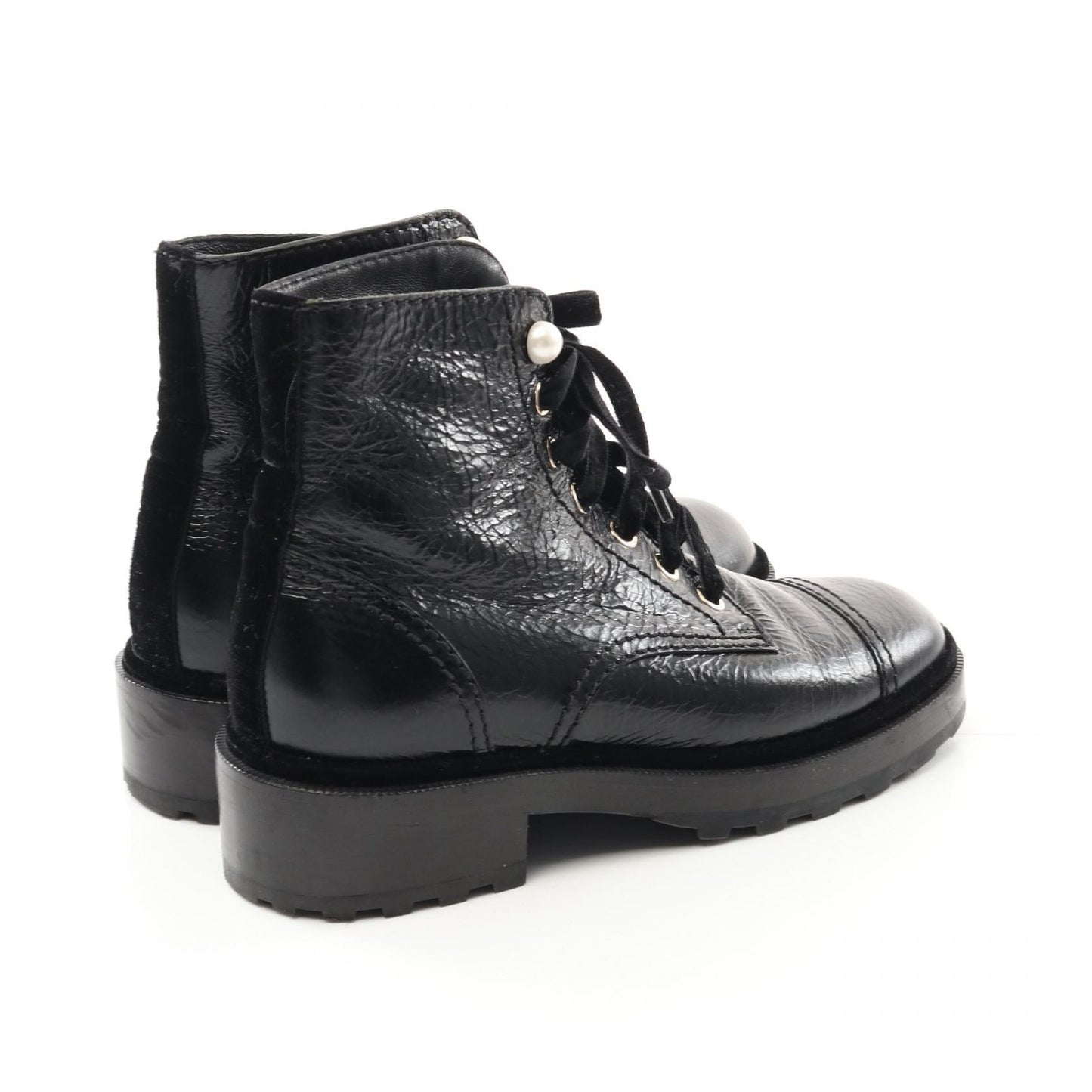 Chanel Coco Mark Leather Boots