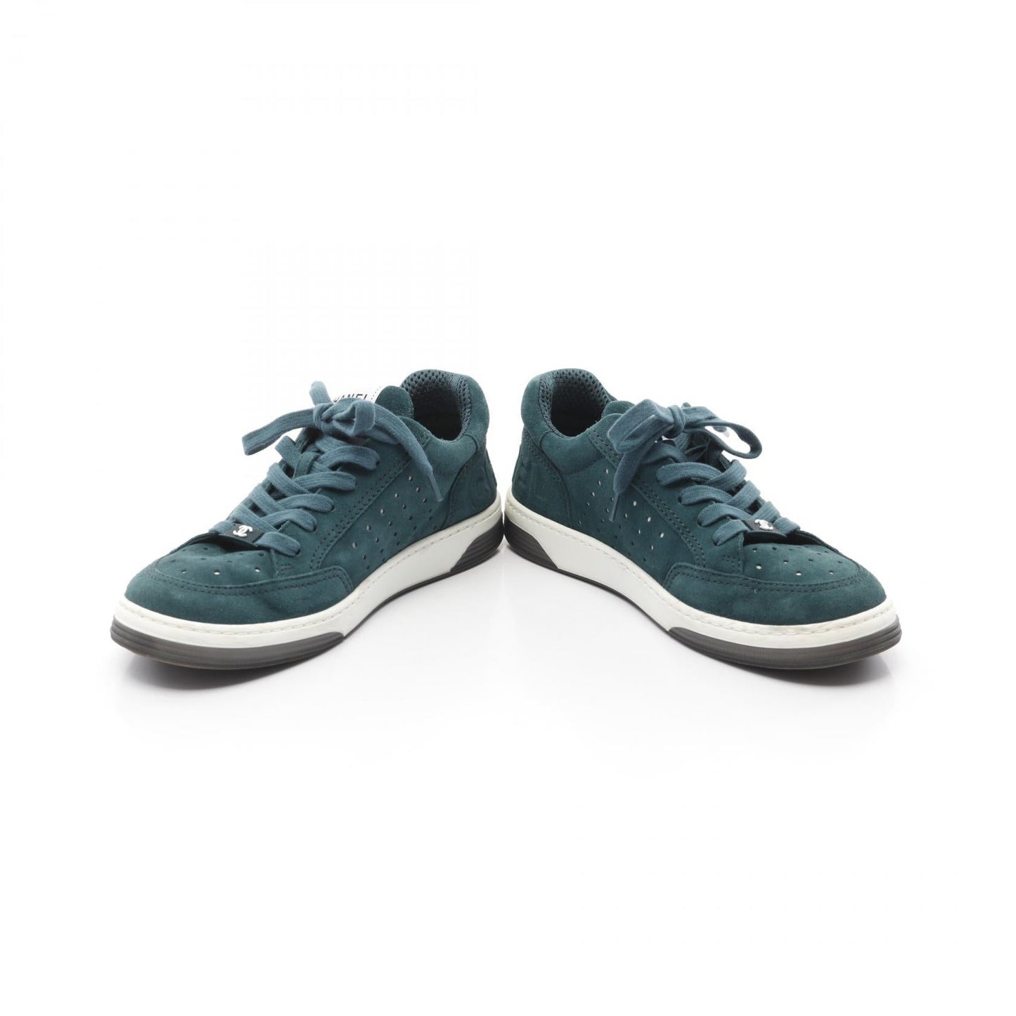 Chanel Coco Mark Suede Sneakers