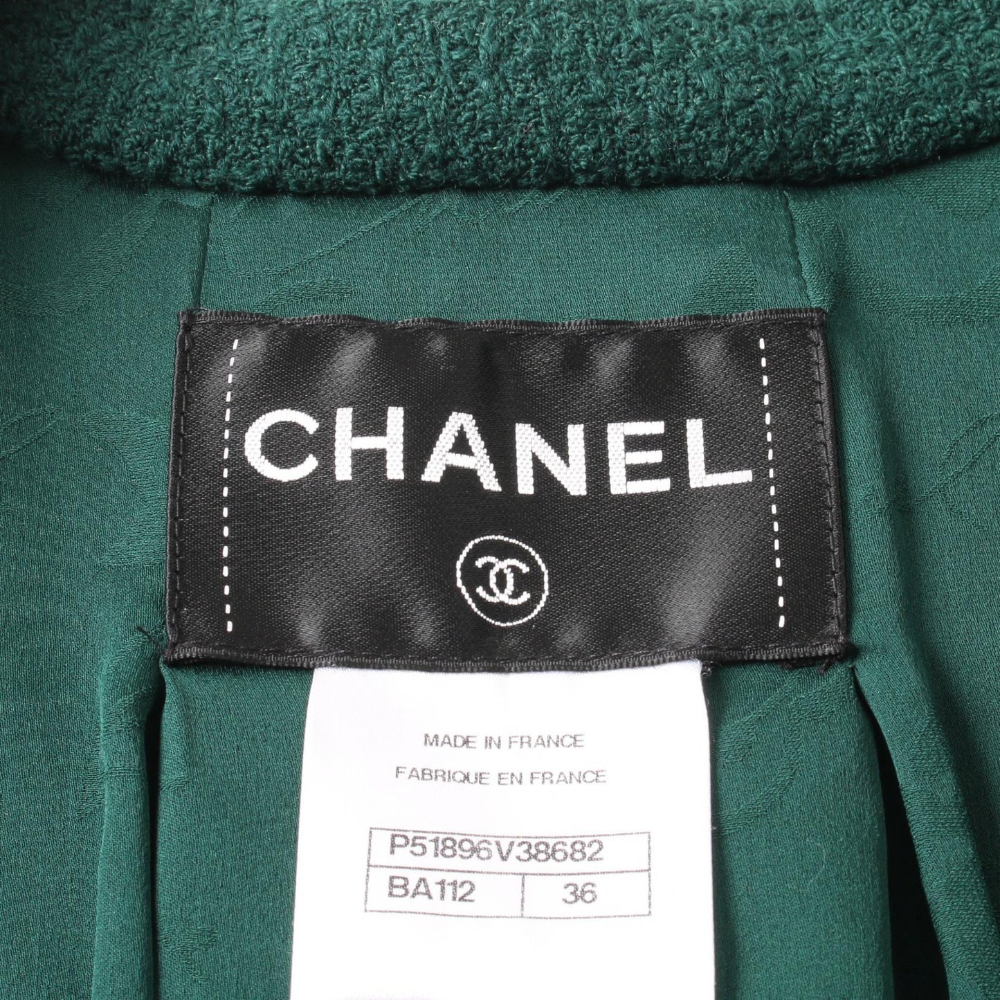 Chanel Coco Mark Button Wool Outerwear