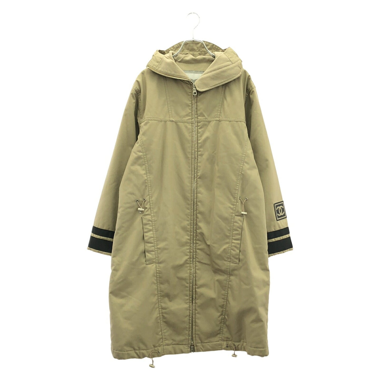 Chanel Sleeve Logo Long Coat Polyester Coat