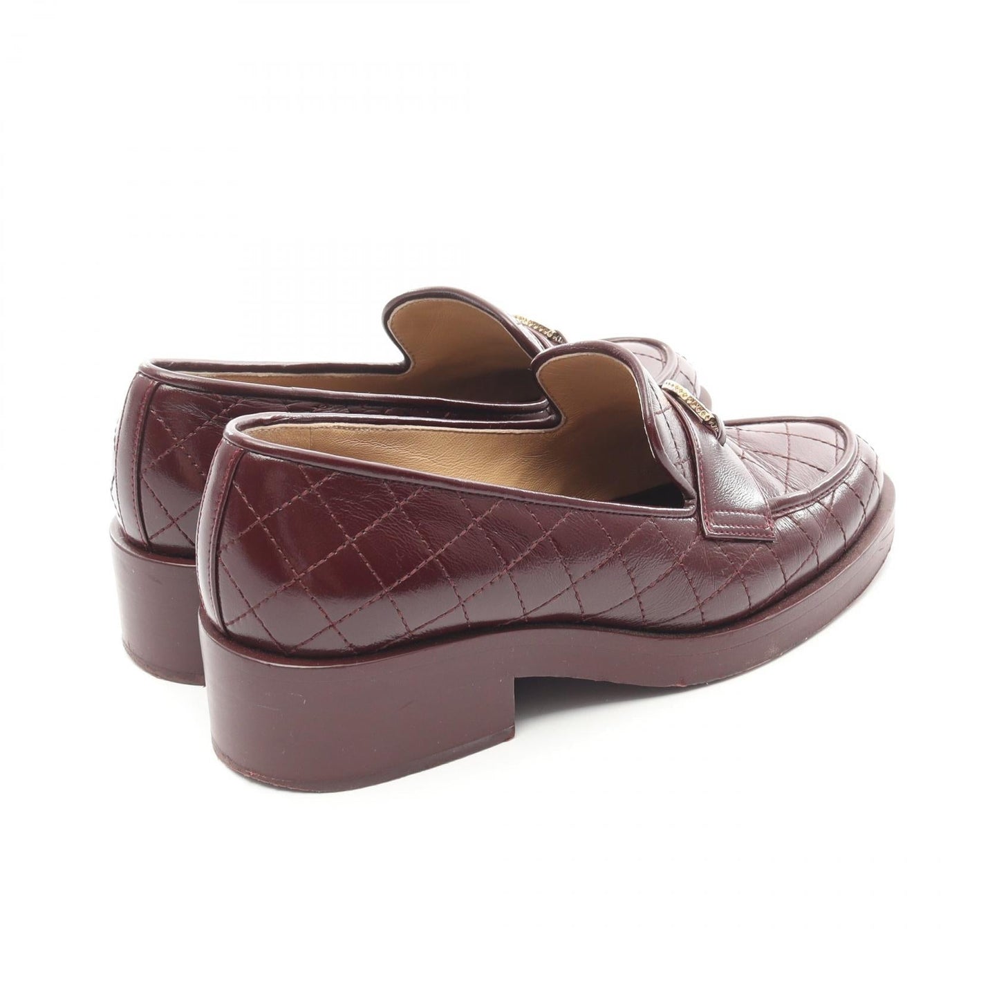Chanel Coco Mark Leather Loafers