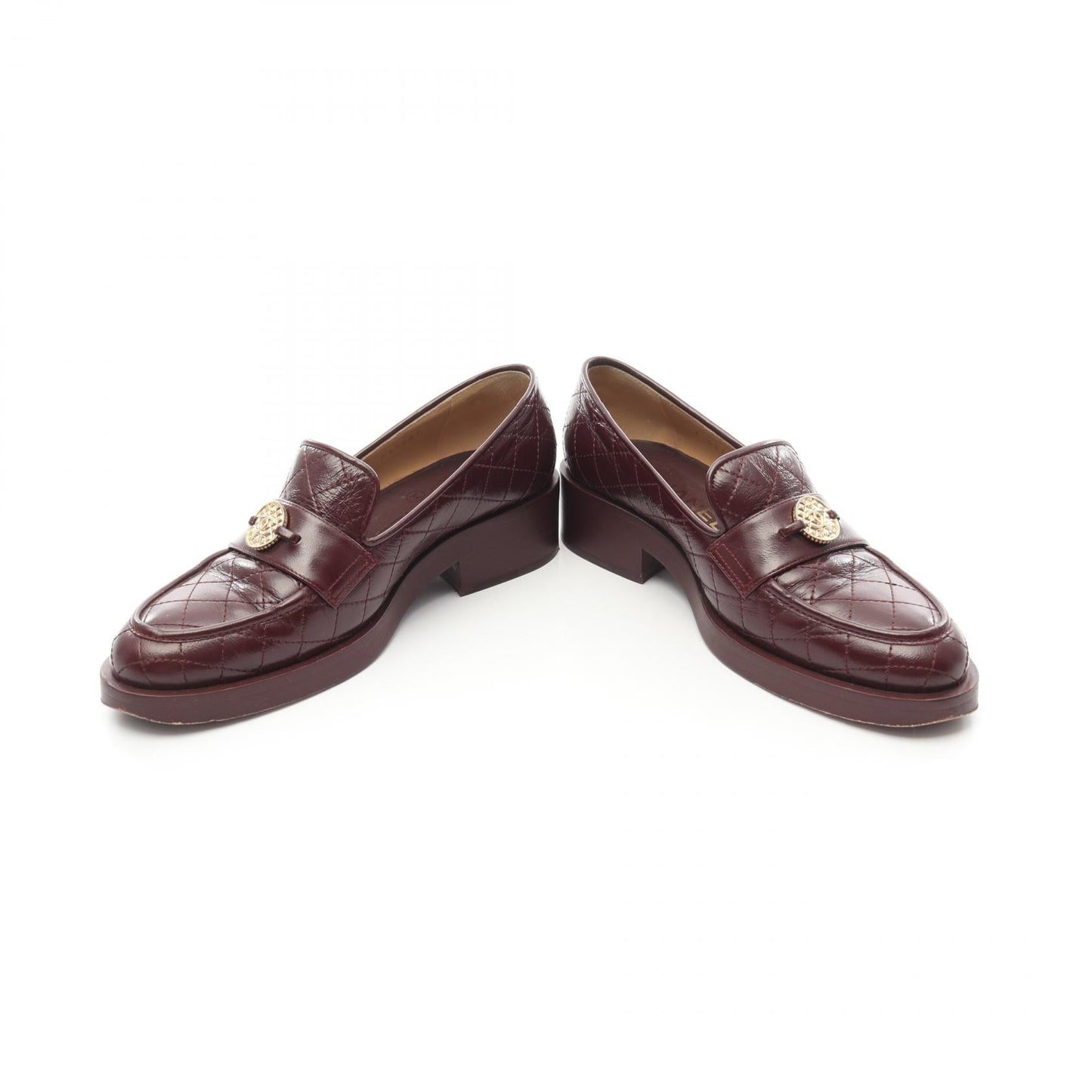 Chanel Coco Mark Leather Loafers