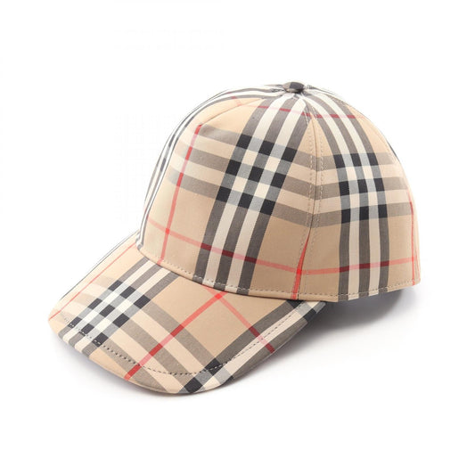 Burberry   Check Cotton Baseball Cap