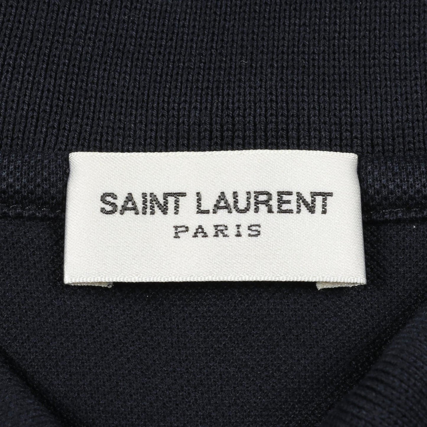 Saint Laurent Paris Cotton Polo Shirt
