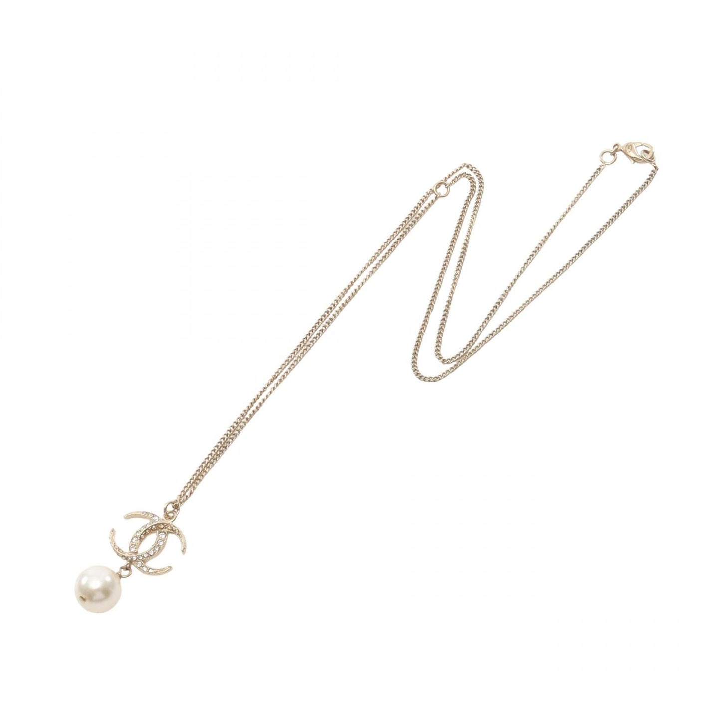Chanel Coco Mark Pearl Necklace