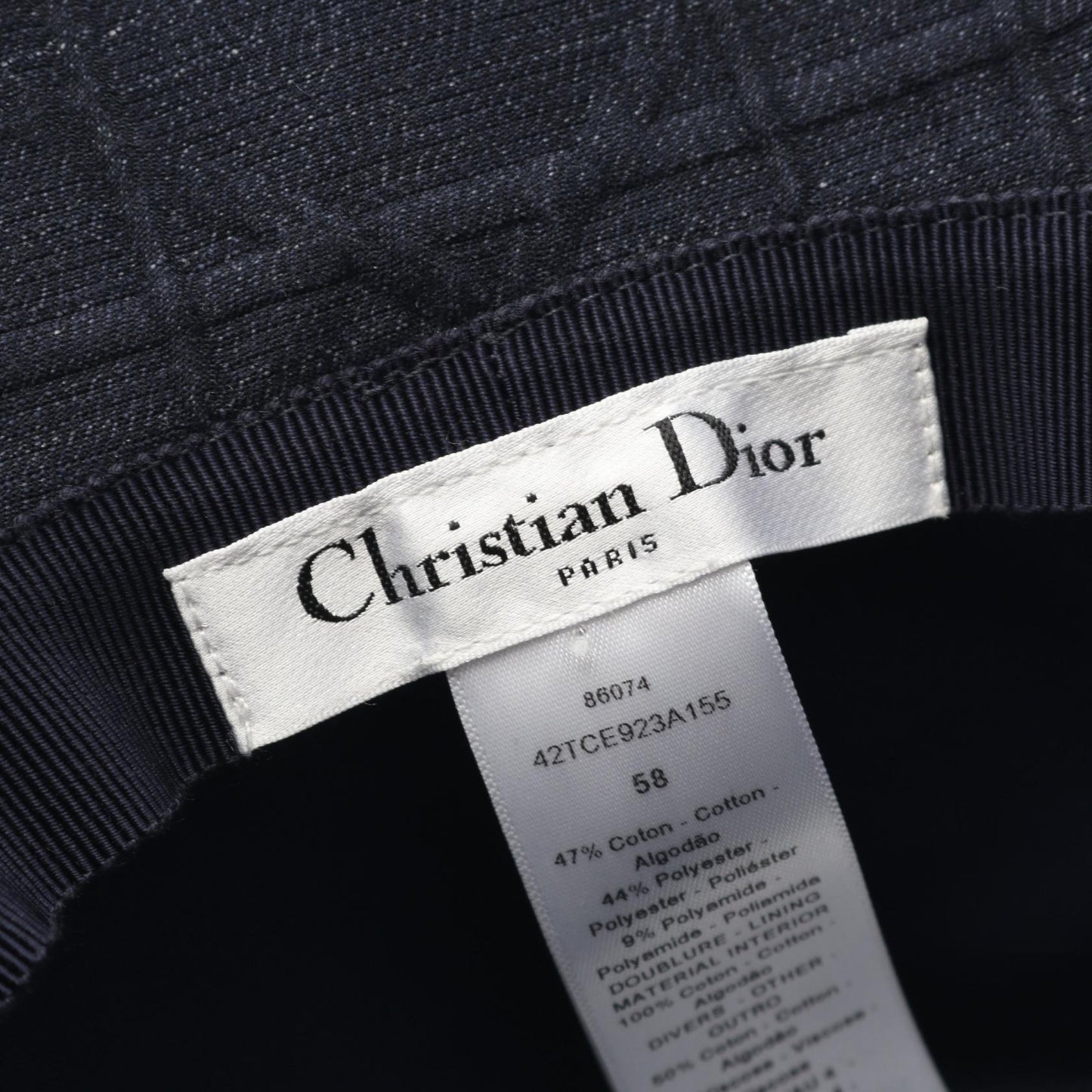 Dior TEDDY-D Denim Hat