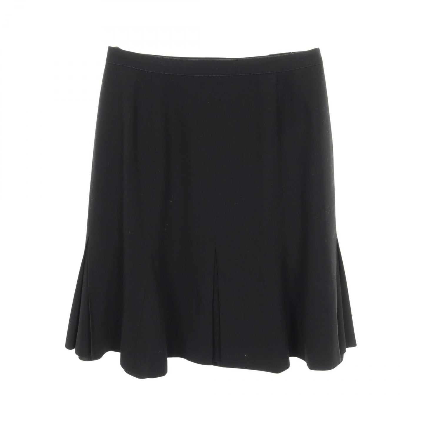 Chanel Coco Mark Button Wool Skirt